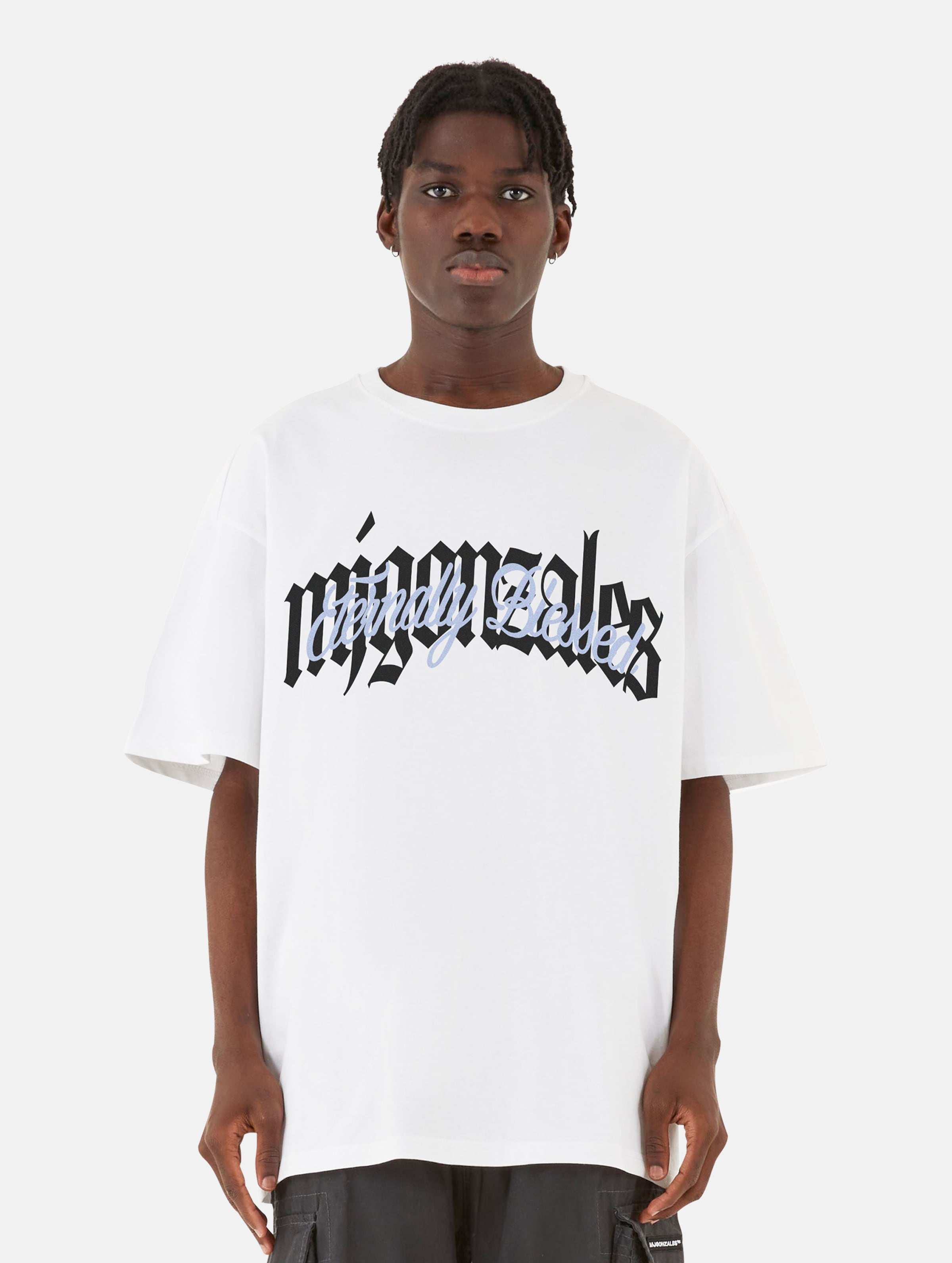 MJ Gonzales Heavy Oversized Eternally Blessed Logo T-Shirt