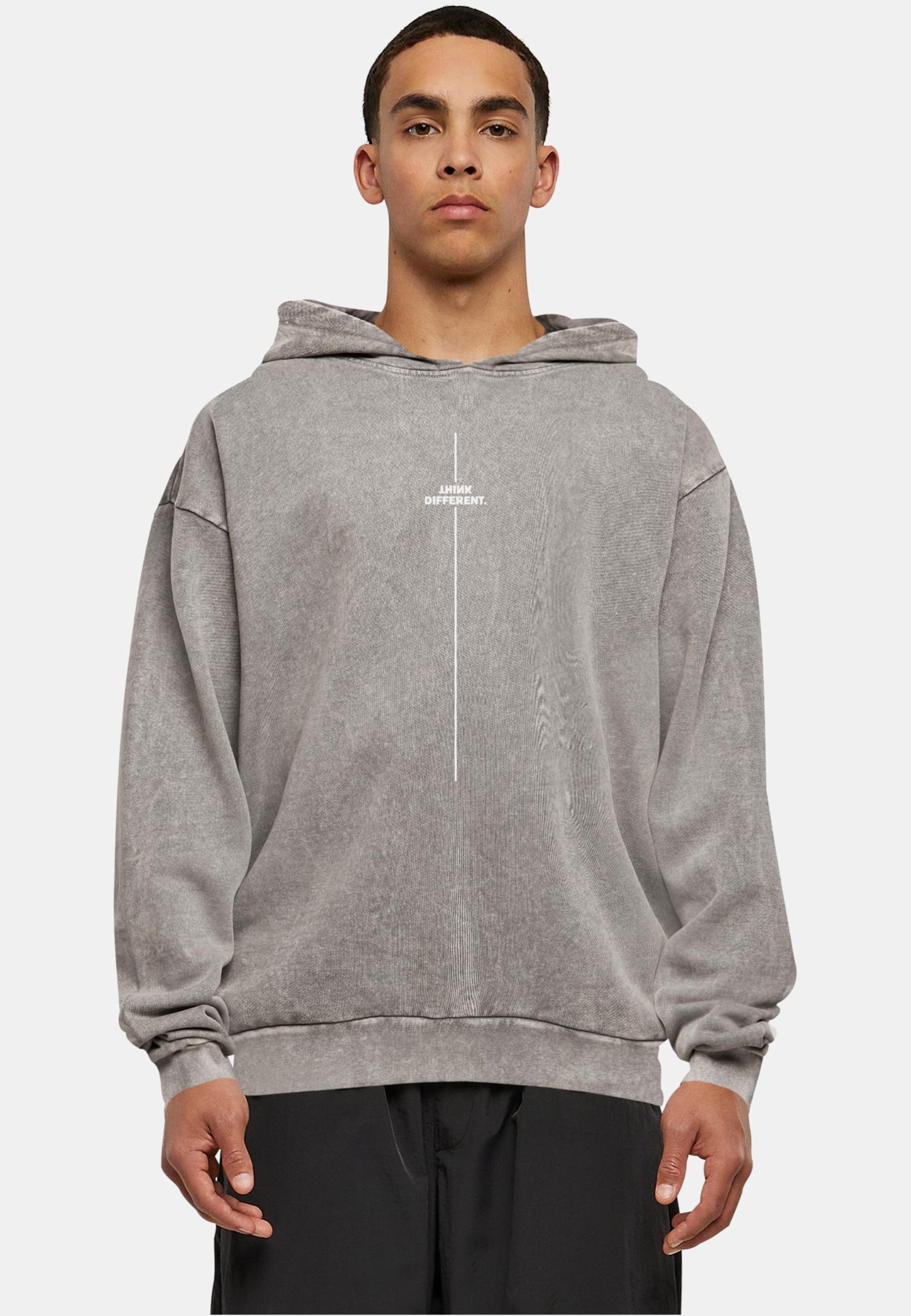 Merchcode Think Different Acid Washed Oversize Hoody