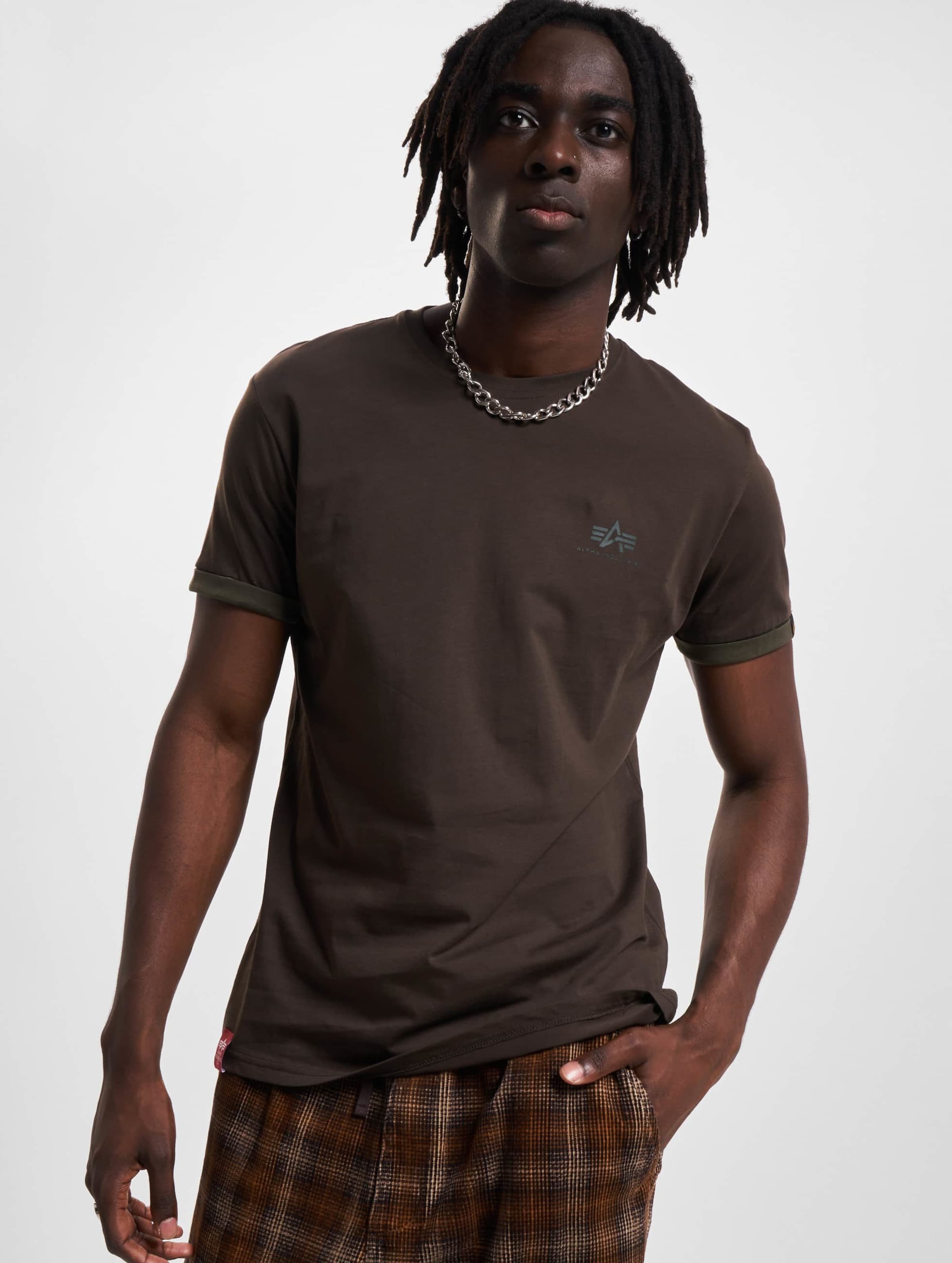 Alpha Industries Roll Up Sleeve T-Shirt
