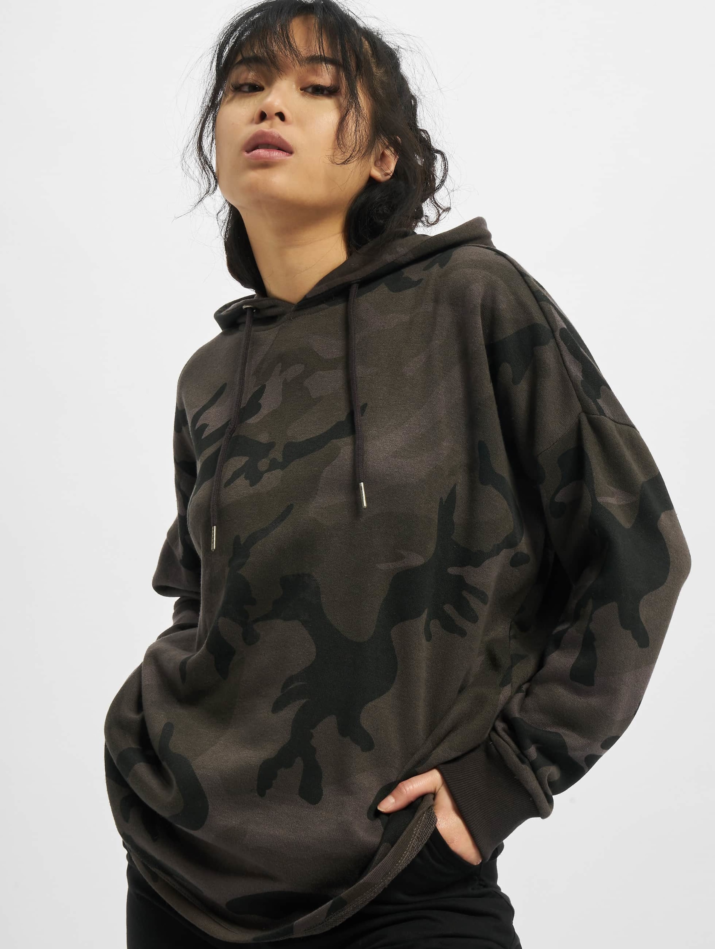 Urban Classics Ladies Oversized Camo Hoody
