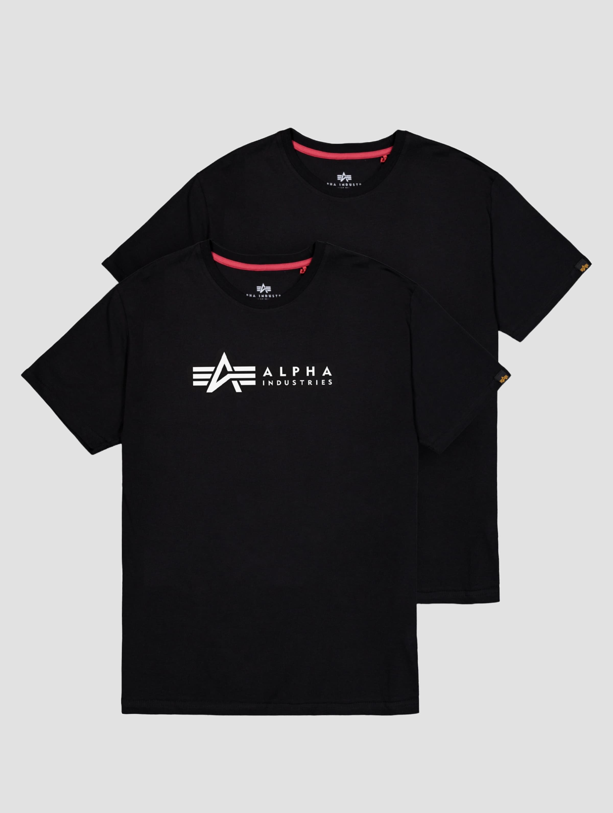 Alpha Industries Label 2 Pack T-Shirt
