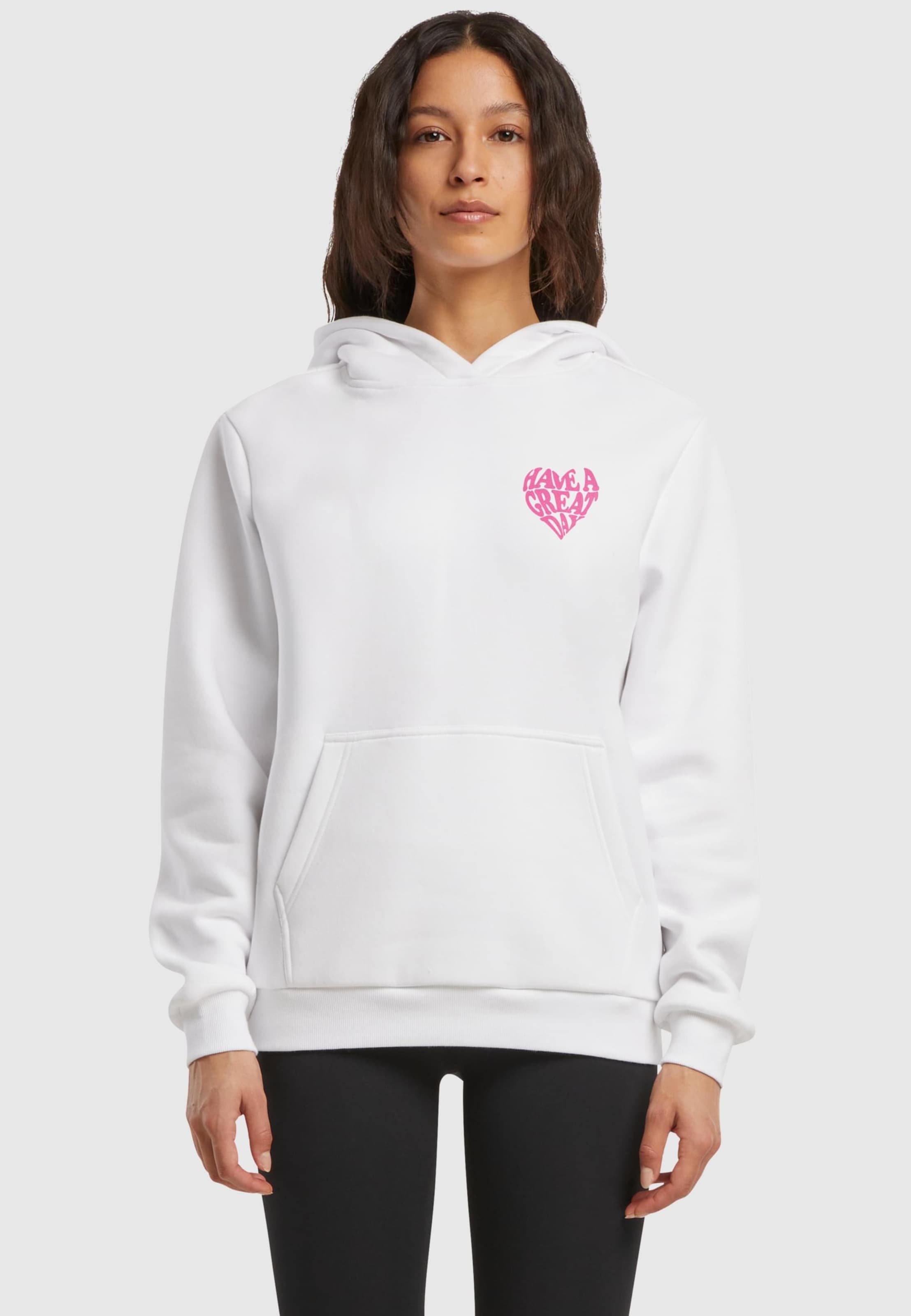 Miss Tee Have A Great Day Ladies Fluffy Hoody