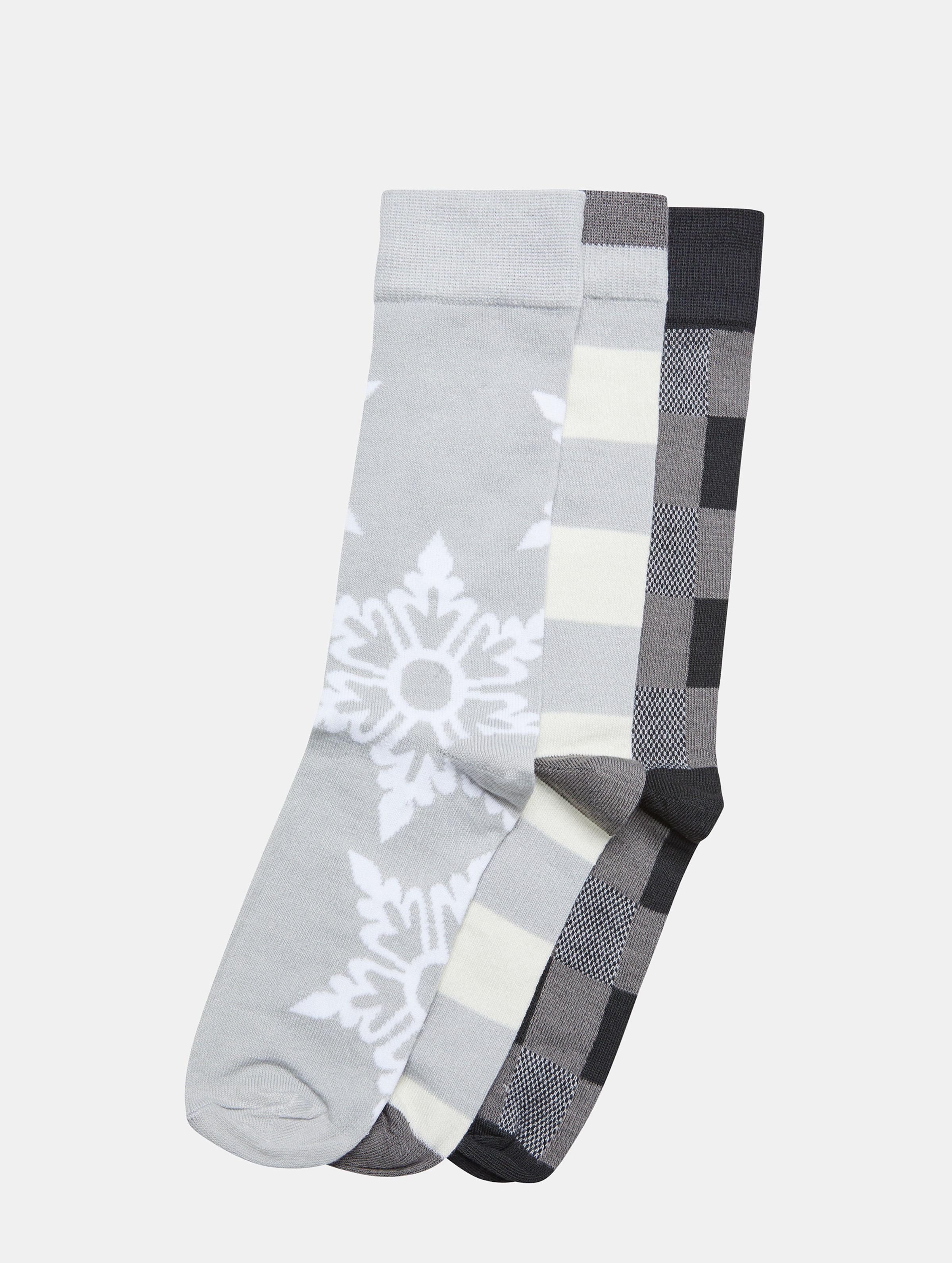 Urban Classics Christmas Snowflakes 3 Pack Socken