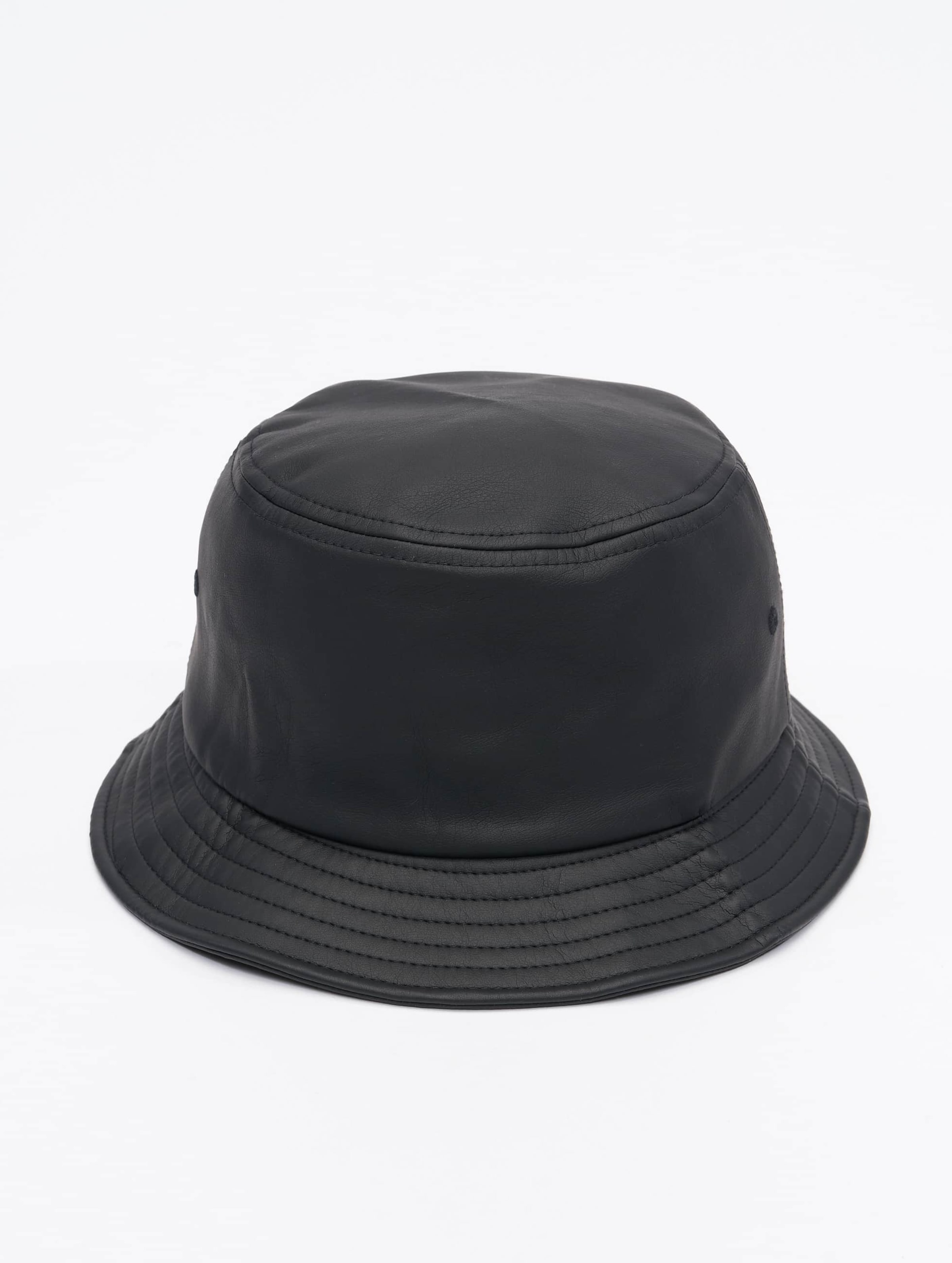 Flexfit Imitation Leather Bucket Hat