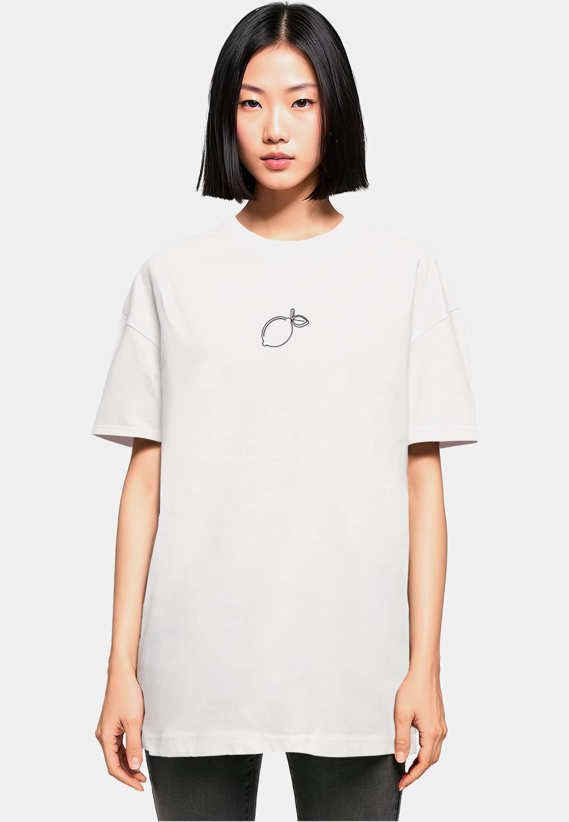 Merchcode Ladies Summer - Lemon Oversized Boyfriend Tee