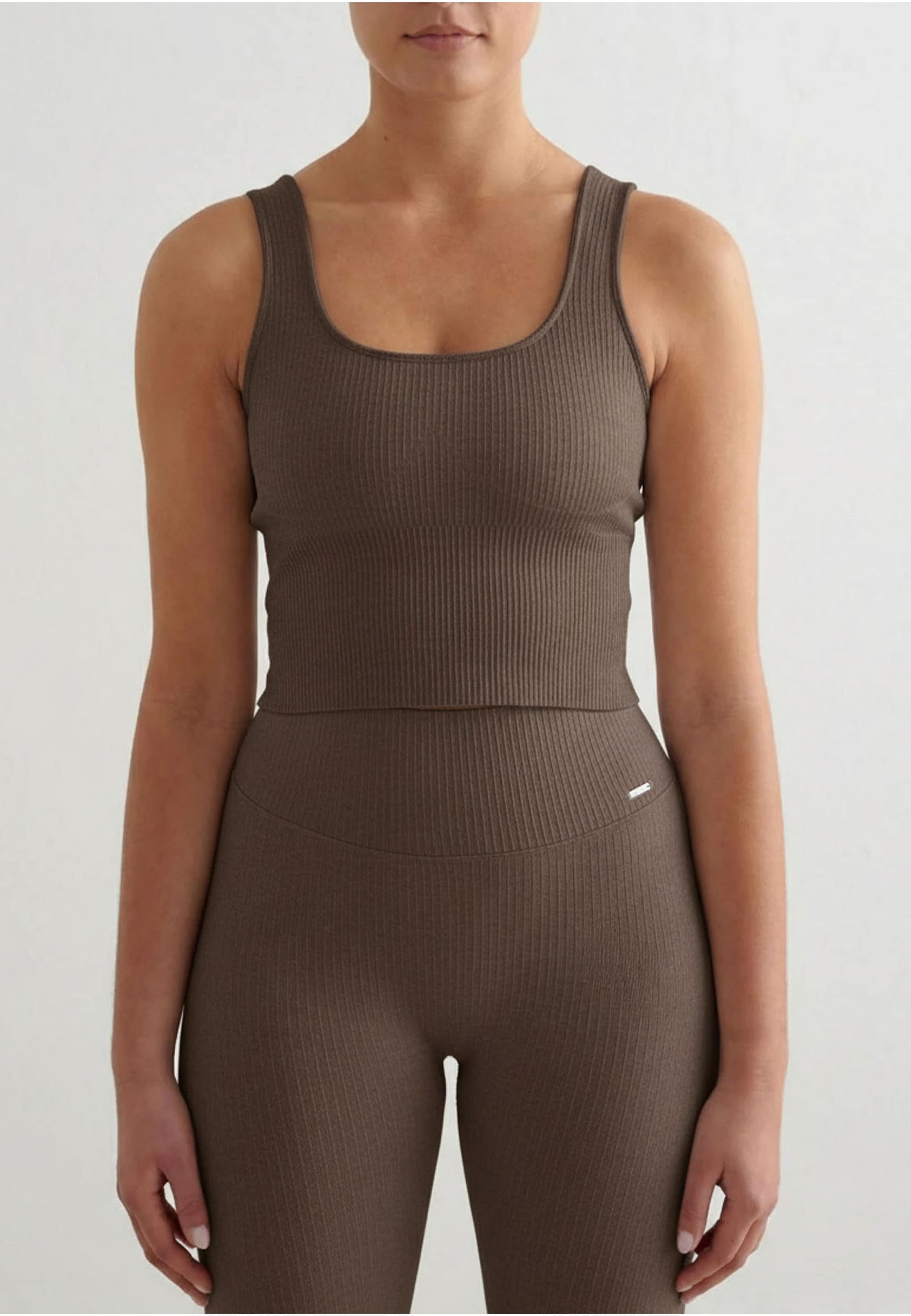 aimn RIbbed Seamless Shaping Bralette