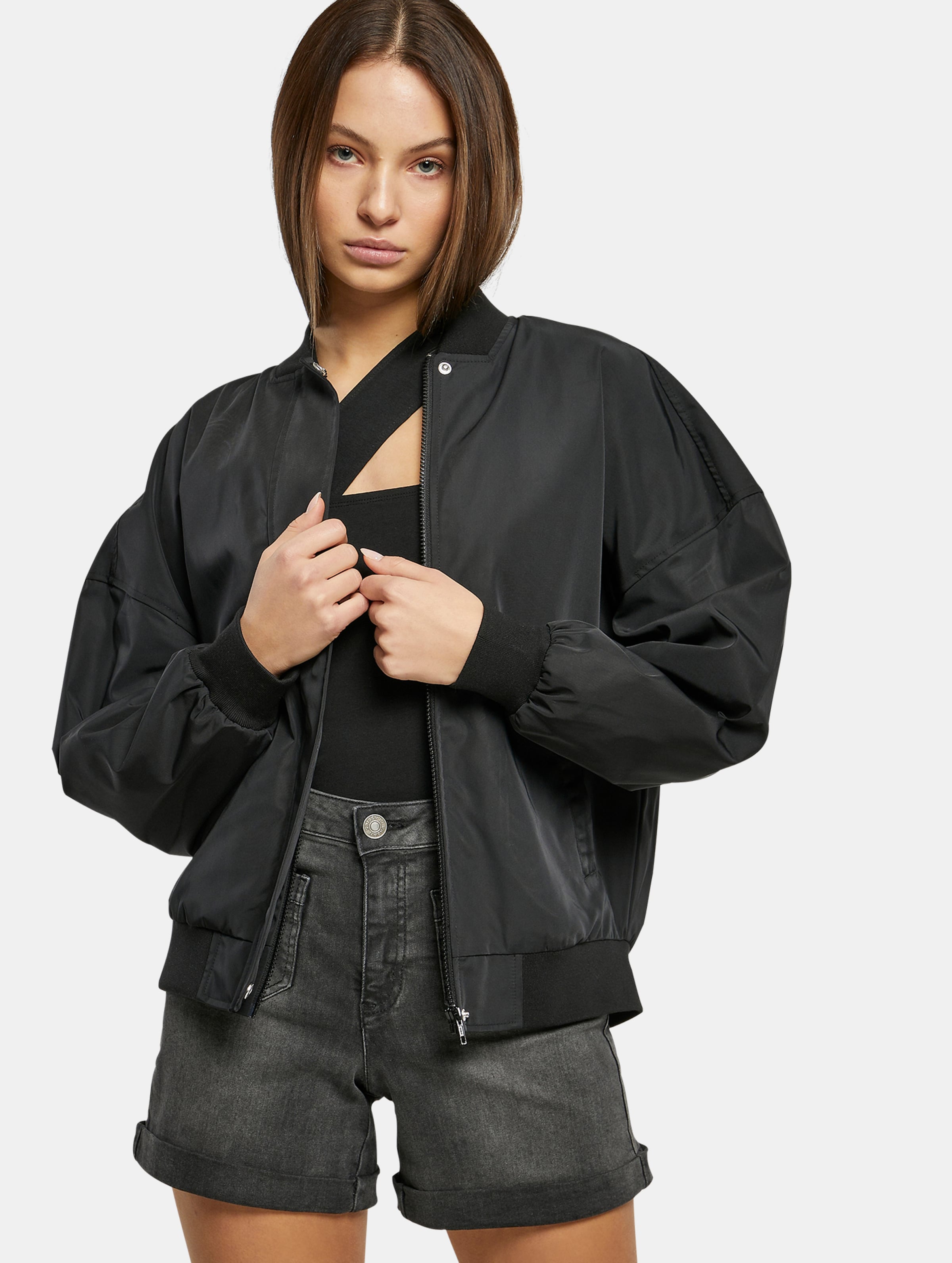 Urban Classics Ladies Recycled Oversized Light Bomber Jacket