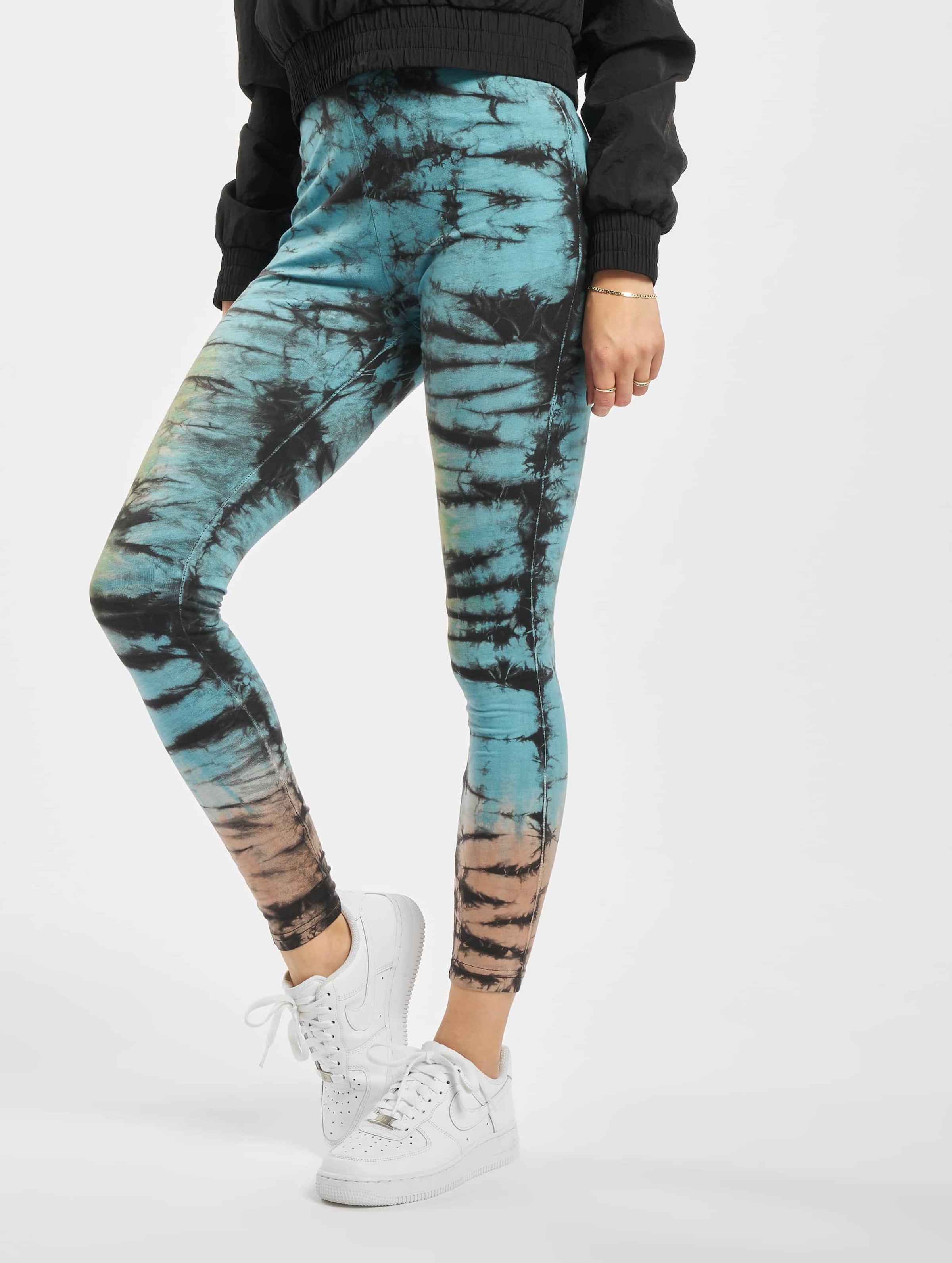 Urban Classics Ladies Cotton Tie Dye High Waist Leggings