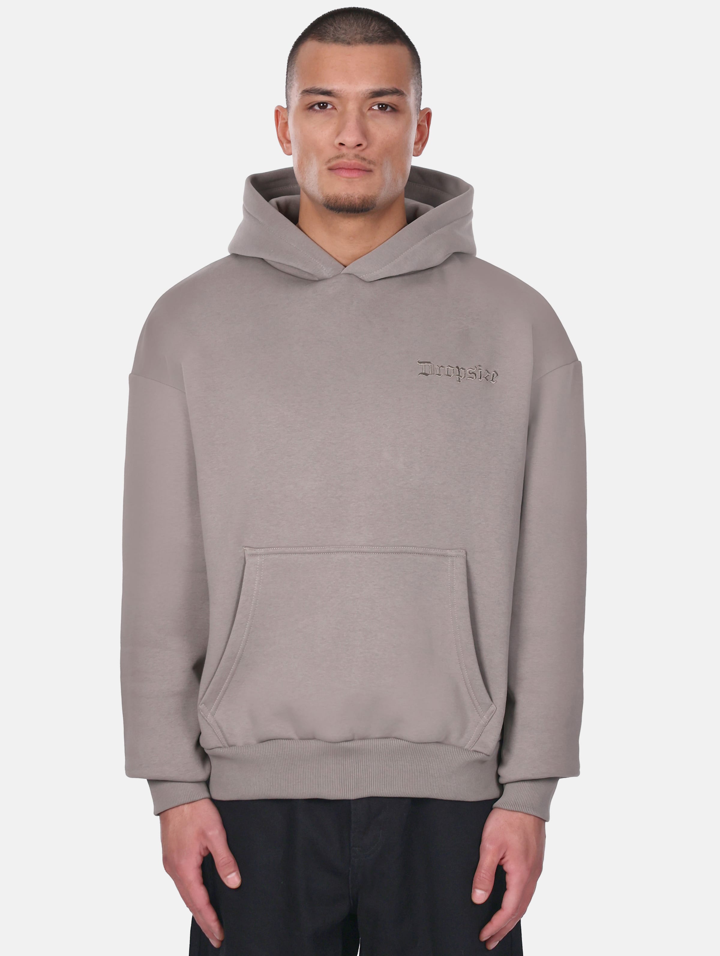 Dropsize HEAVY OVERSIZE EMBO HOODIE