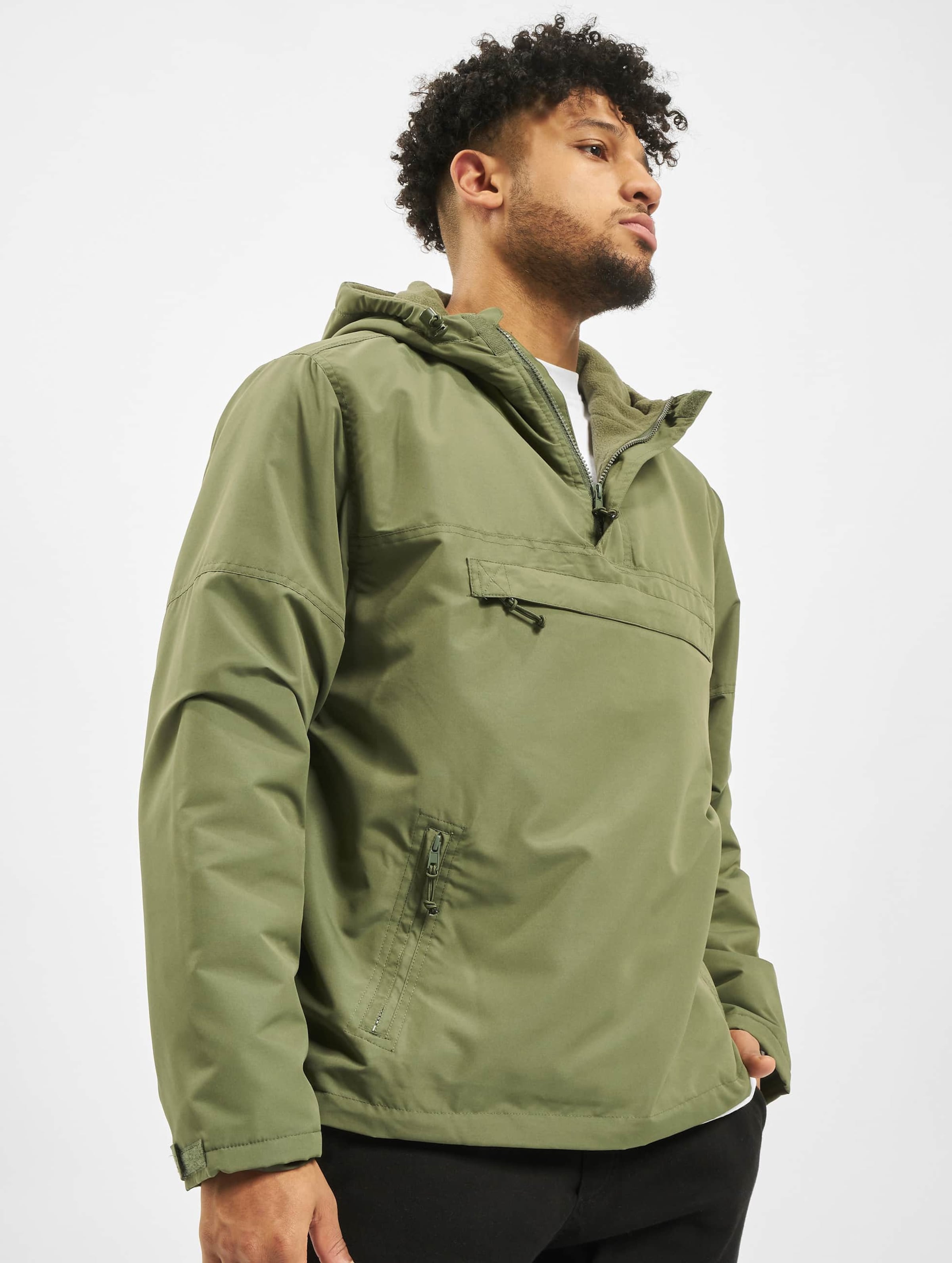 Brandit Fleece Pull Over Windbreaker
