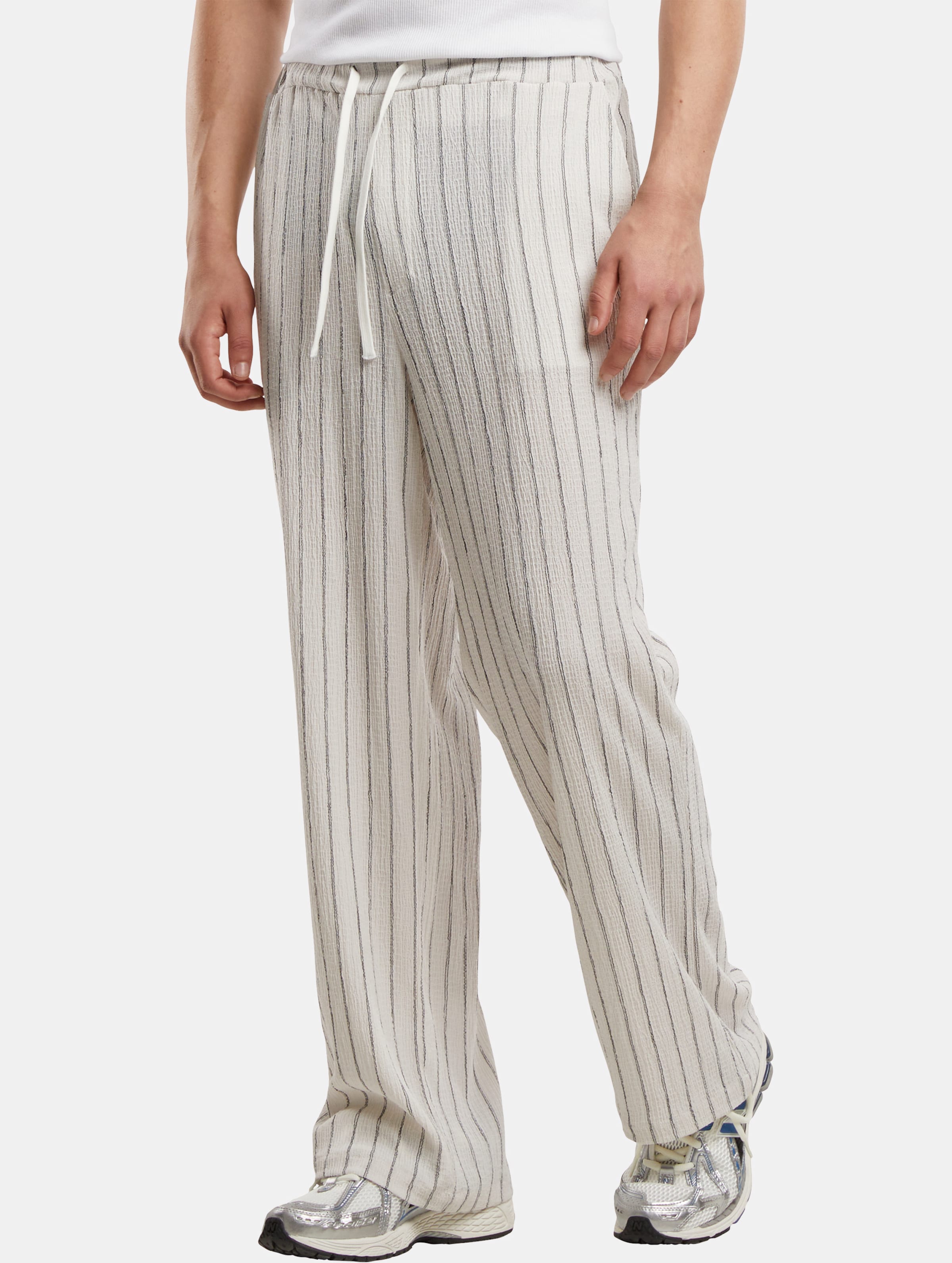 Urban Classics Striped Crinkle Resort Pants