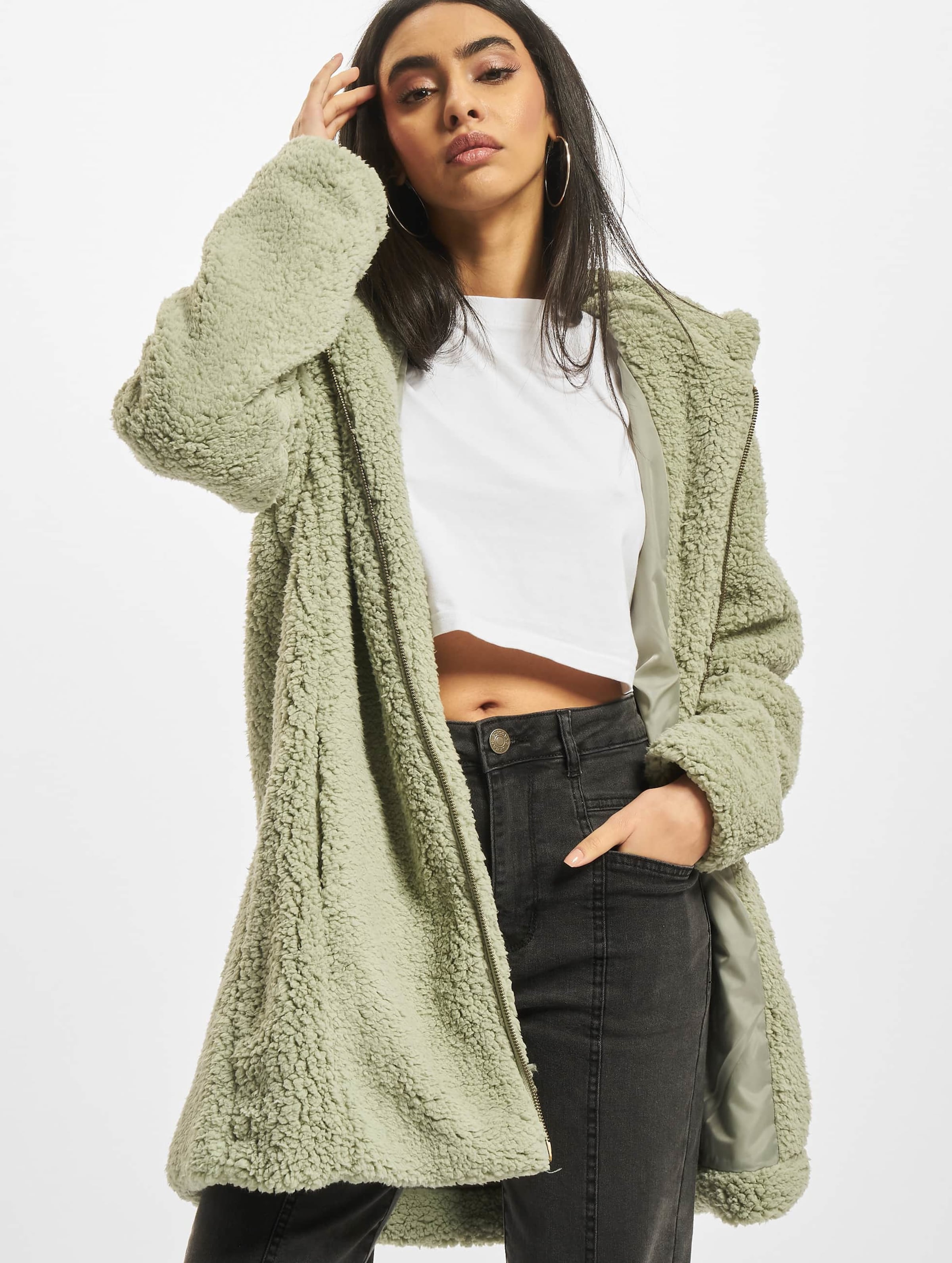 Urban Classics Ladies Sherpa Jacket