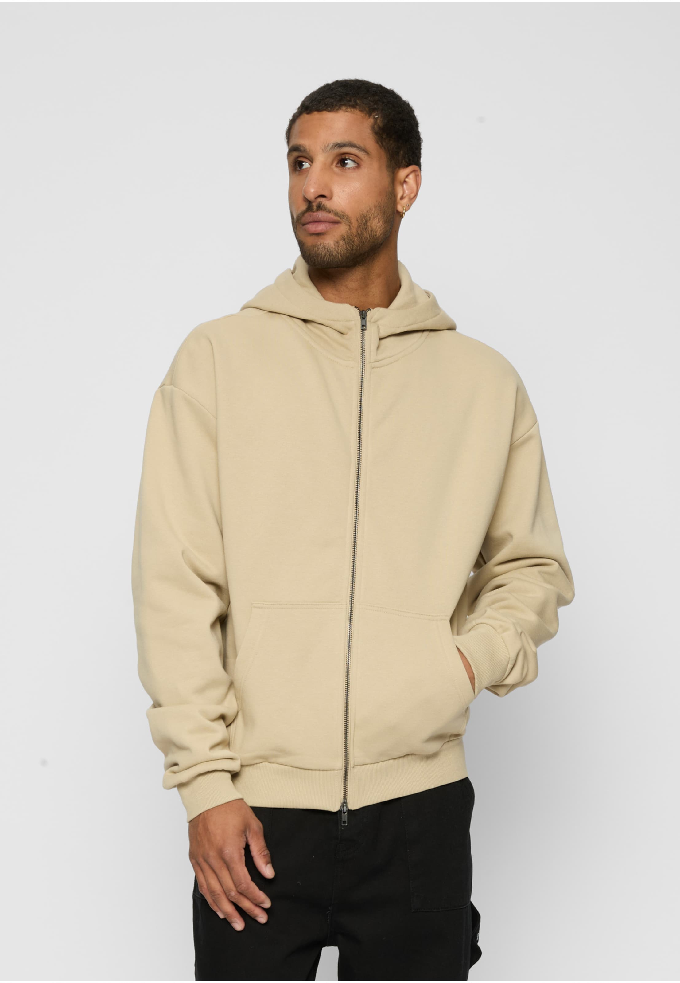 Urban Classics High Neck Zip Hoody