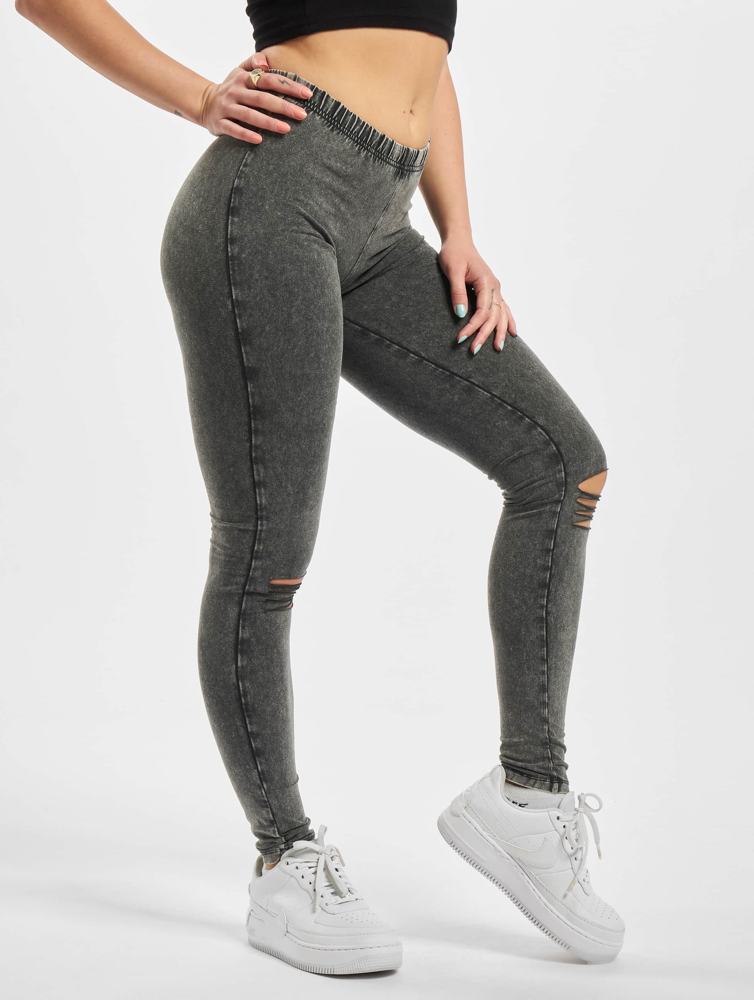 Urban Classics Ladies Cutted Knee Leggings