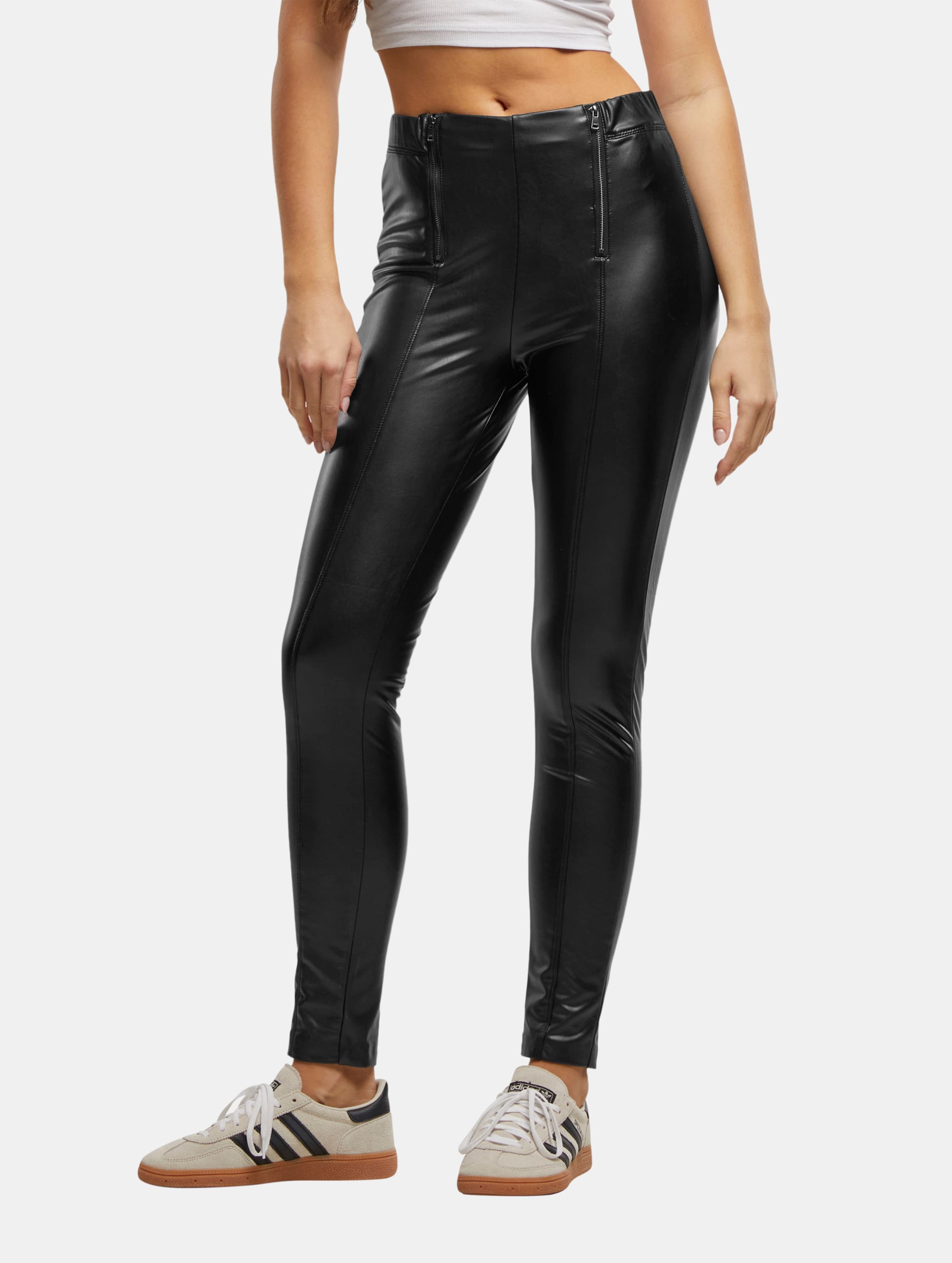 Only Kanjo Faux Leather Leggings