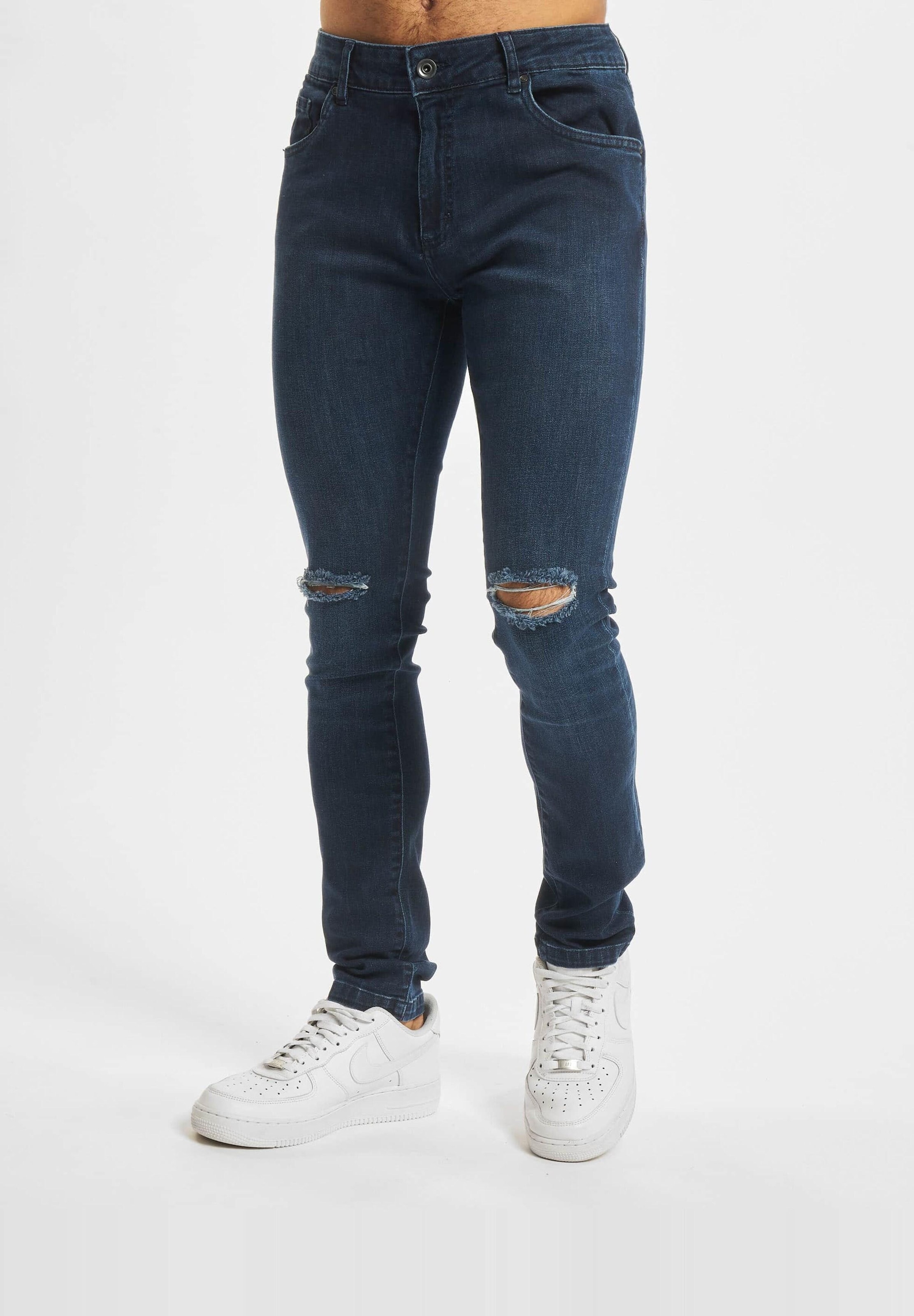 Urban Classics Slim Fit Knee Cut Denim Pants
