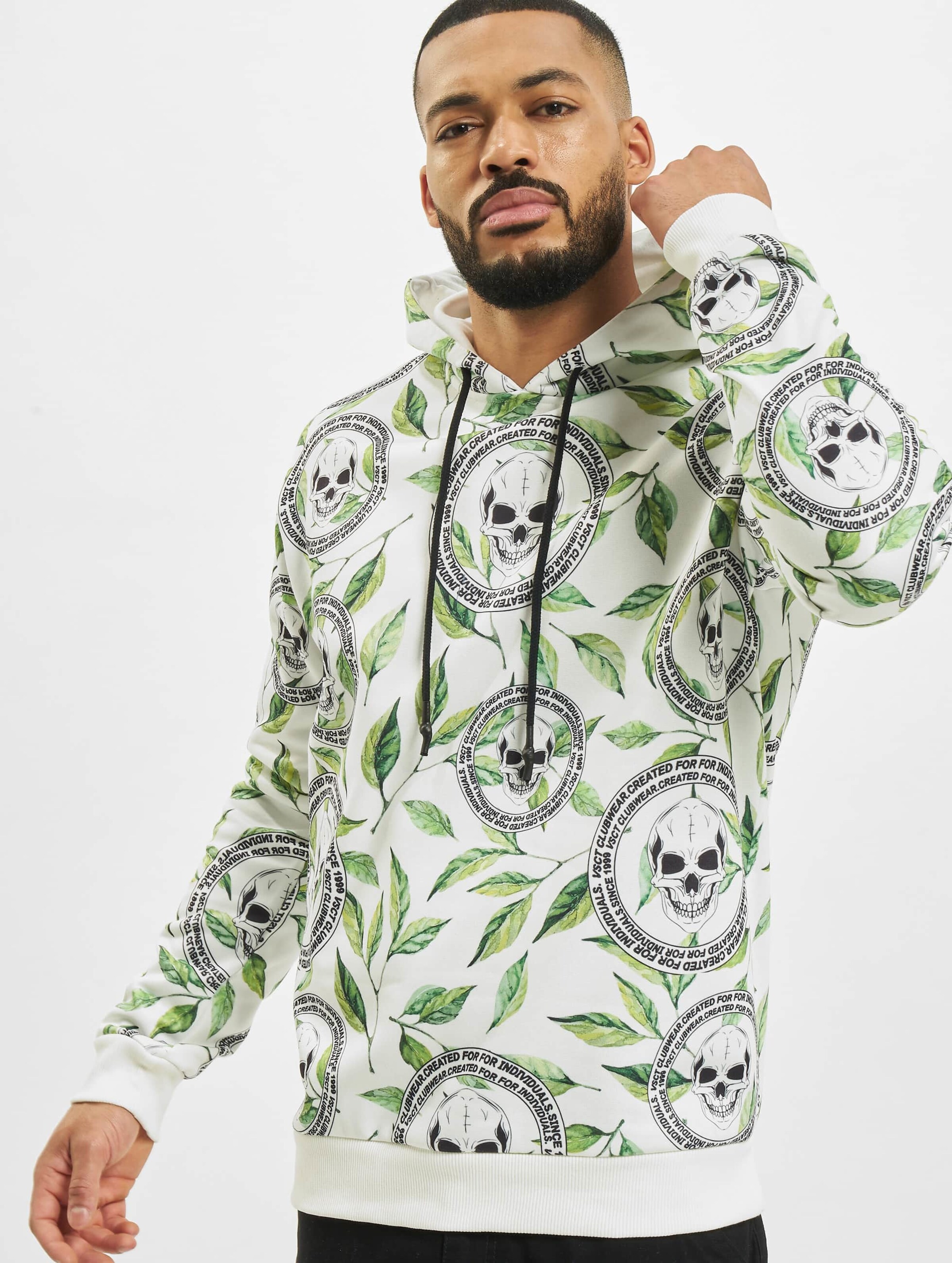 VSCT Clubwear Skull X Leaf Hoodie