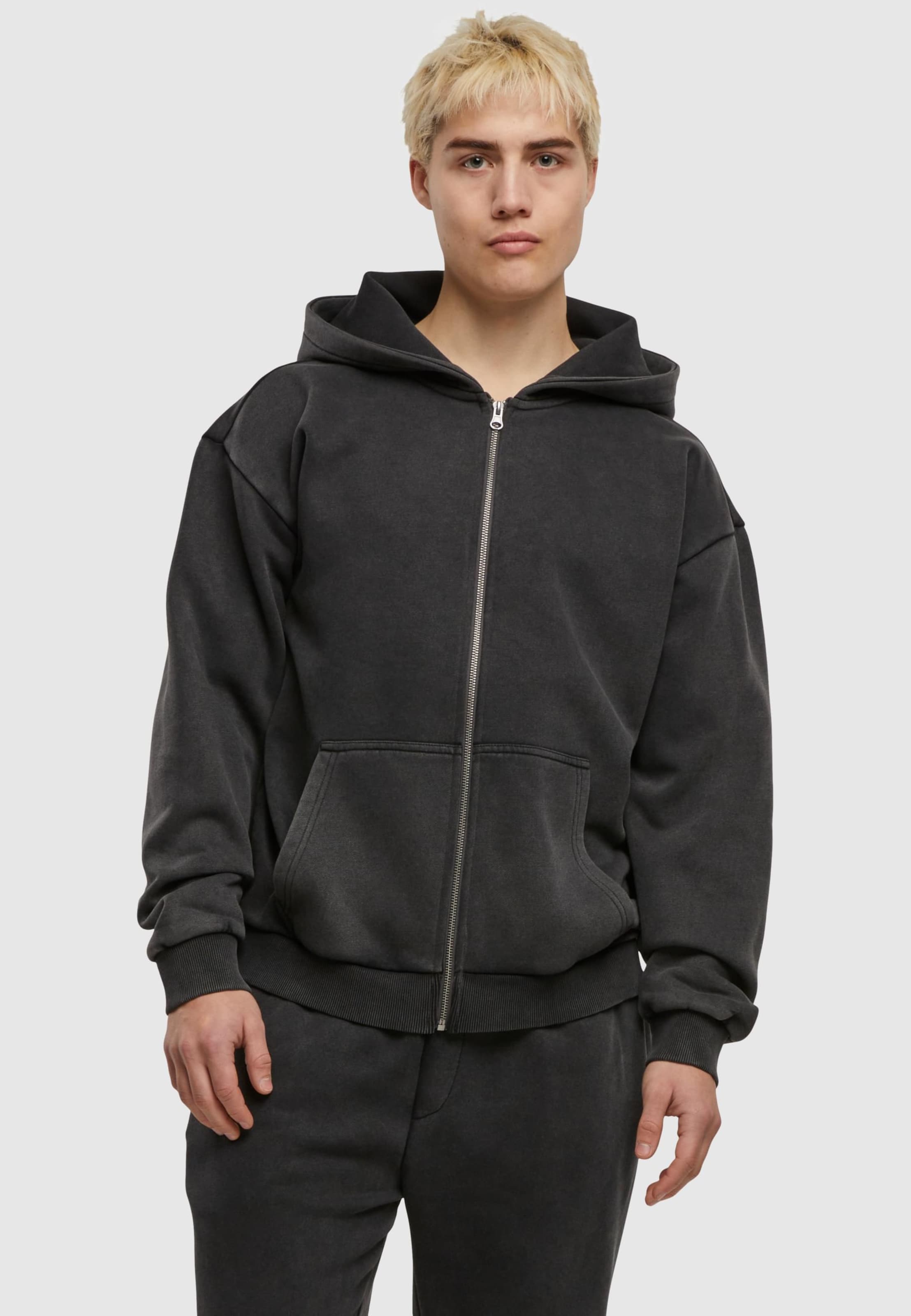 Urban Classics Vintage Heavy Zip Hoodie