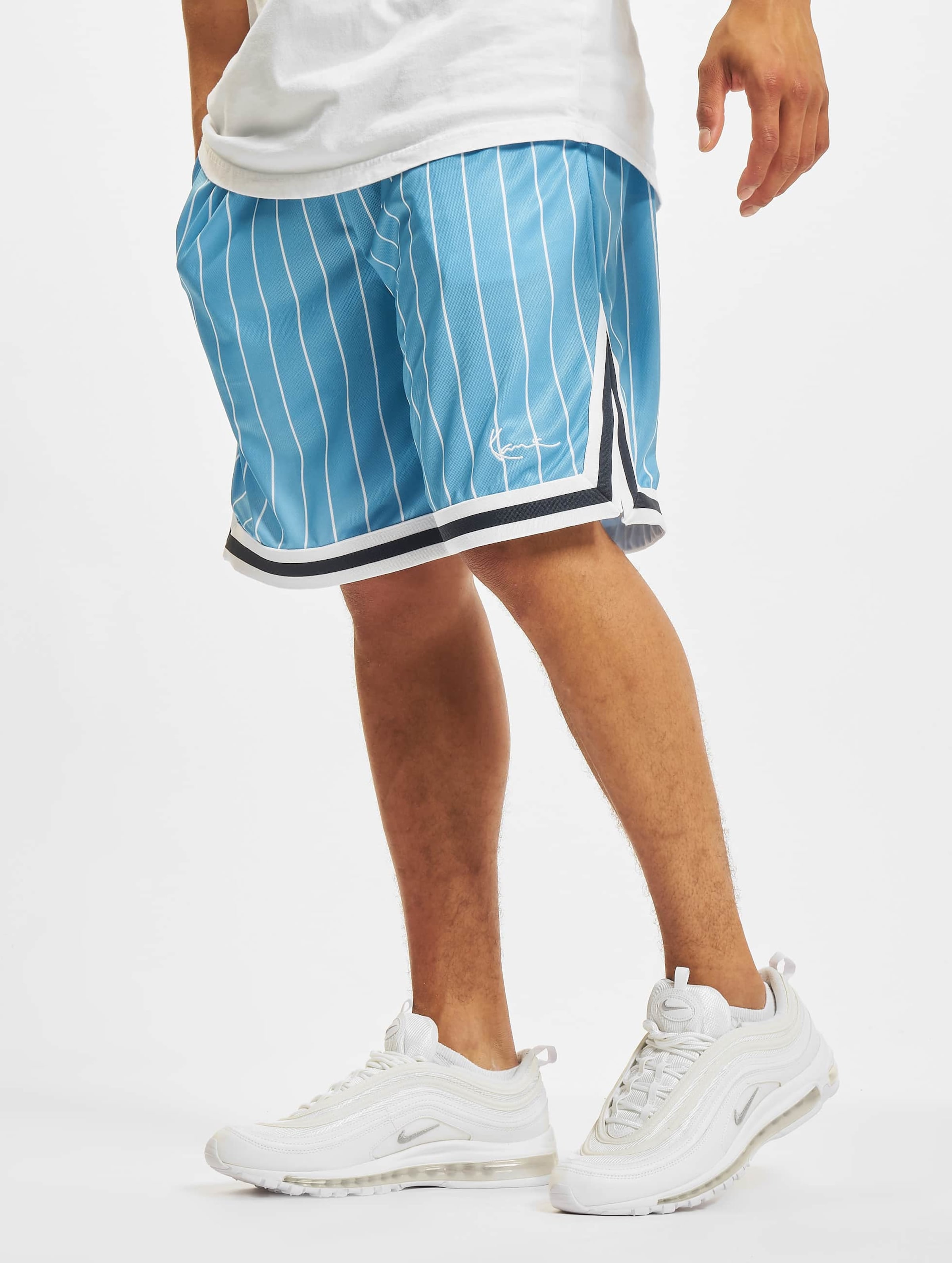Karl Kani Small Signature Pinstripe Mesh Short