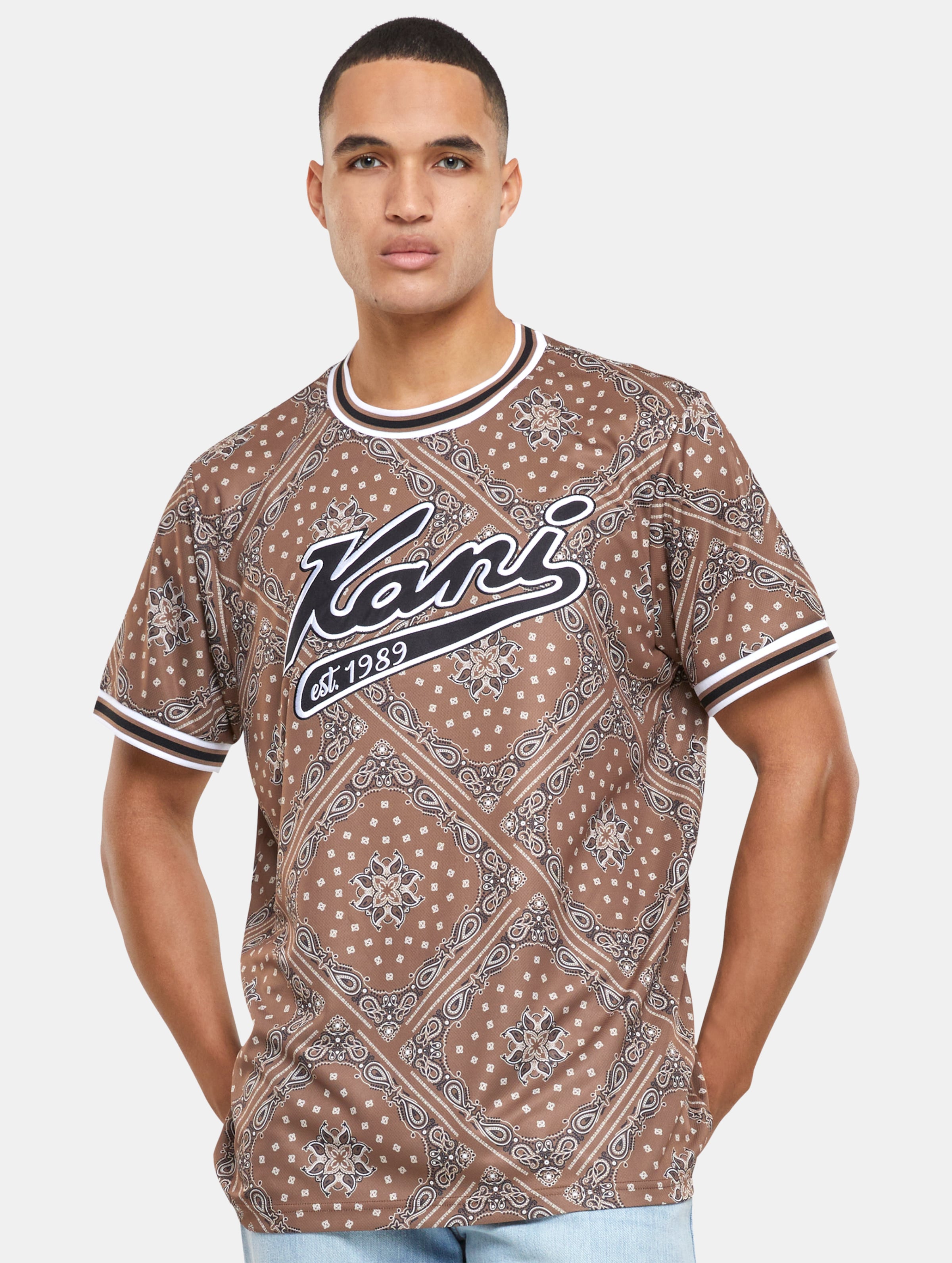 Karl Kani Unisex KK Varsity Paisley Mesh Tee