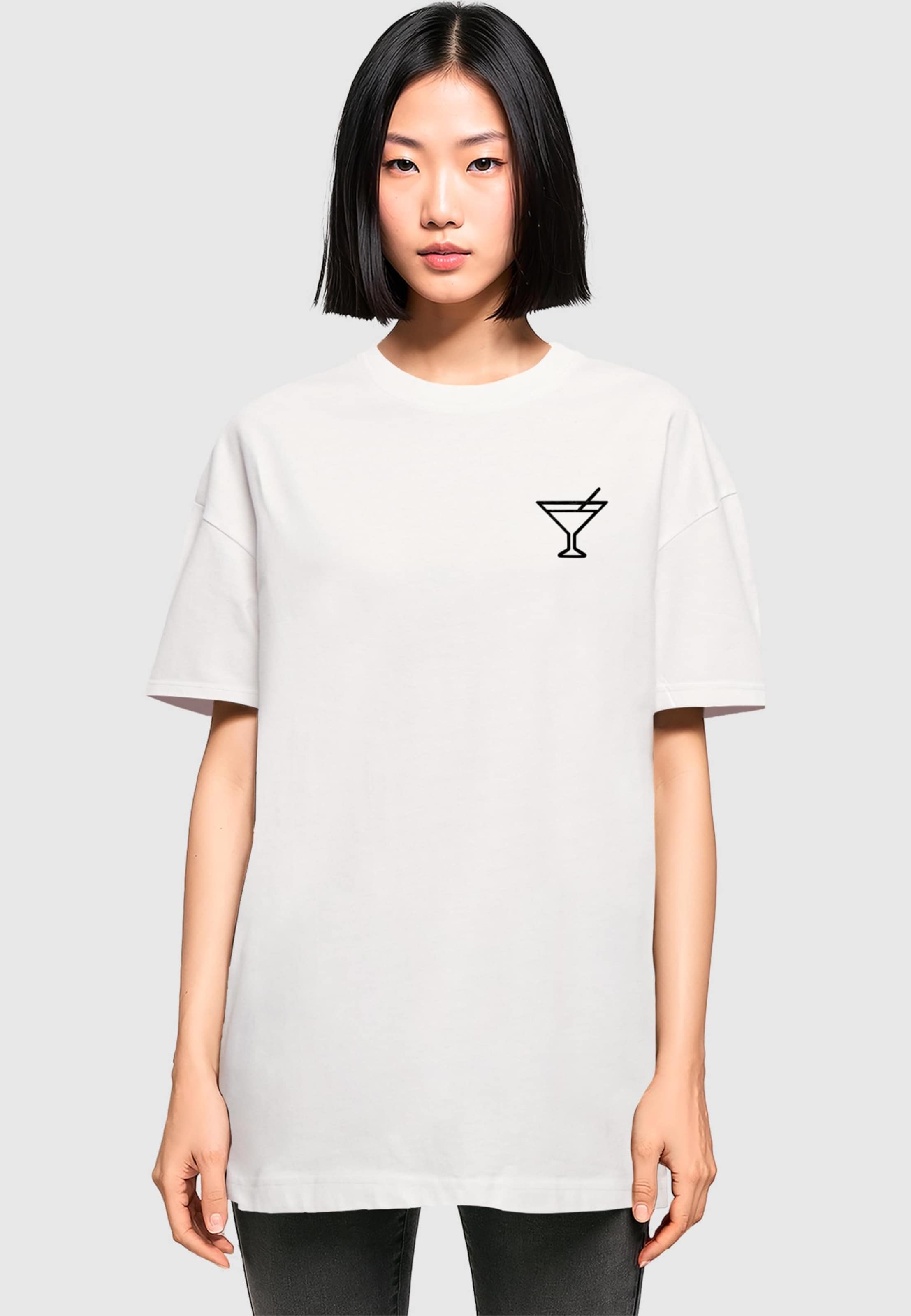 Merchcode Ladies Summer - Cocktail Oversized Boyfriend Tee