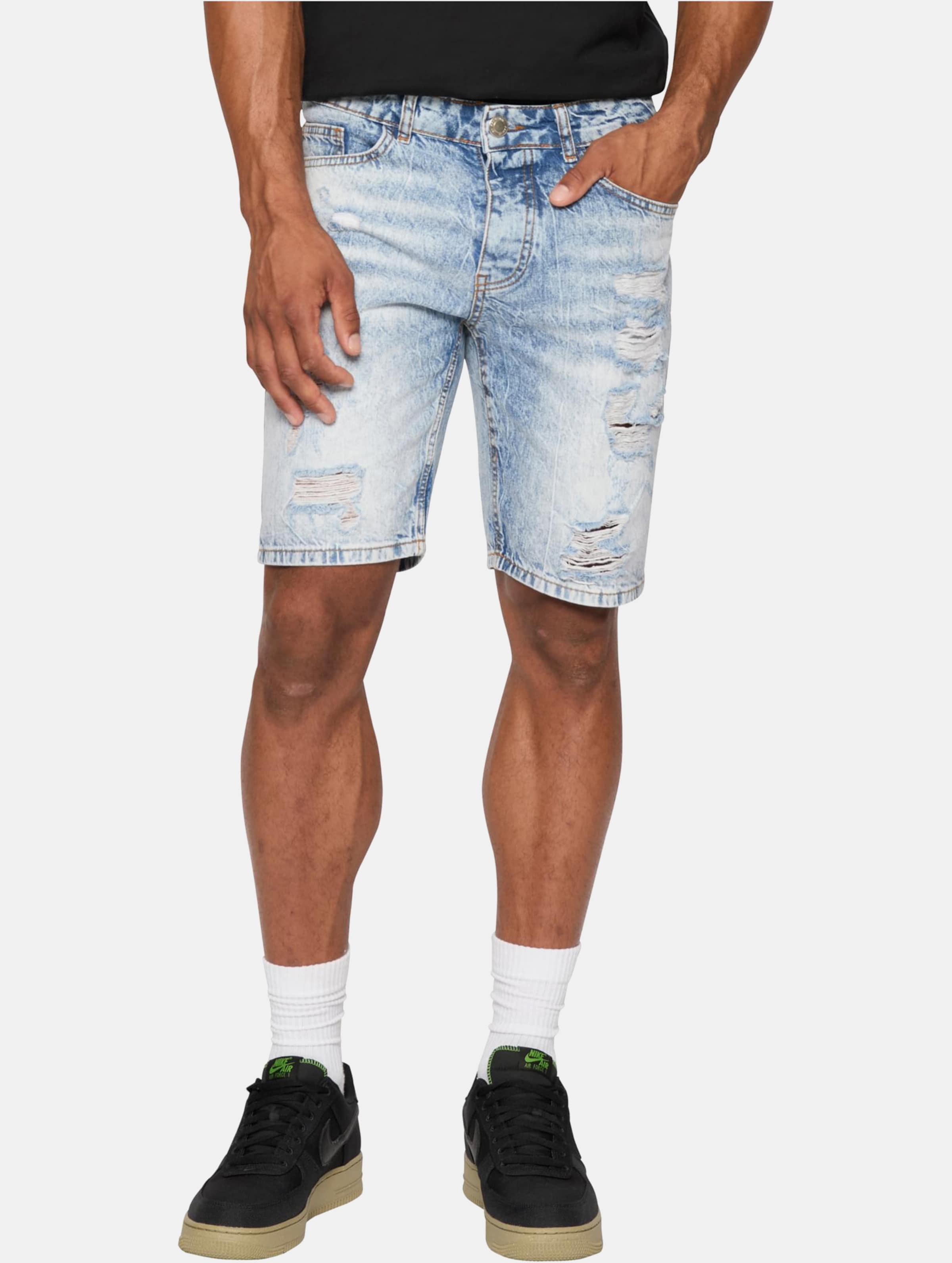 2Y Premium Destroyed Denim Short