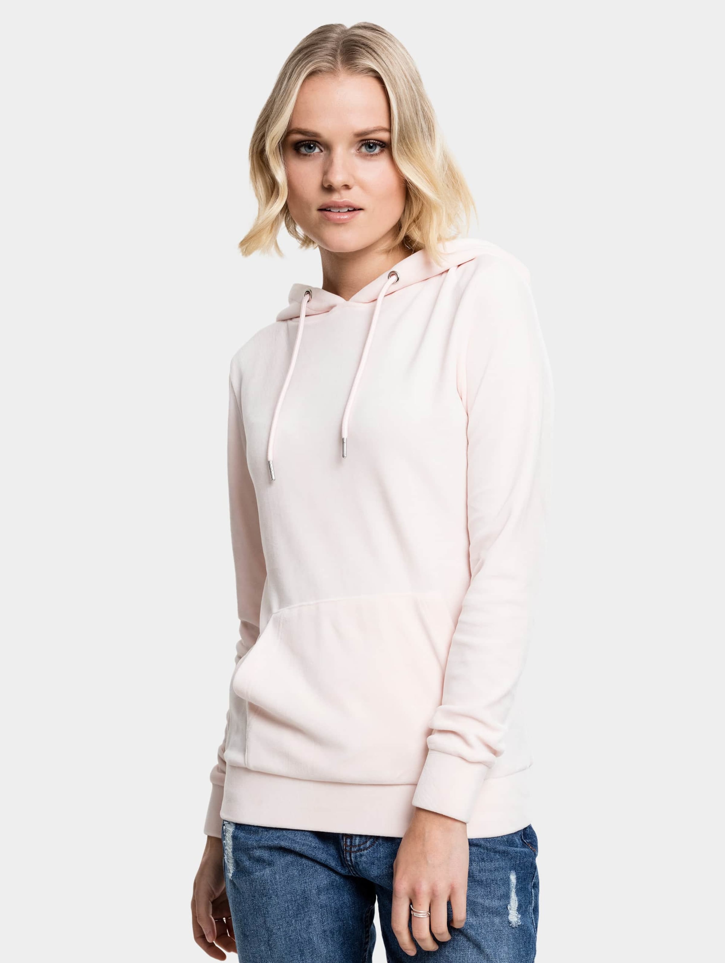 Urban Classics Ladies Velvet Hoody
