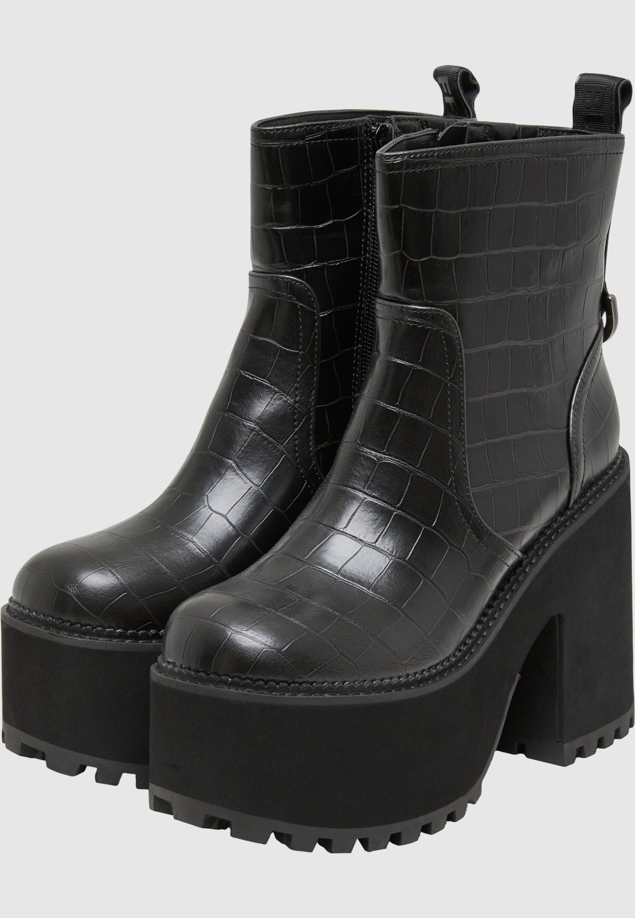 Buffalo KILLAH ZIP BOOT MID - VEGAN NAPPA