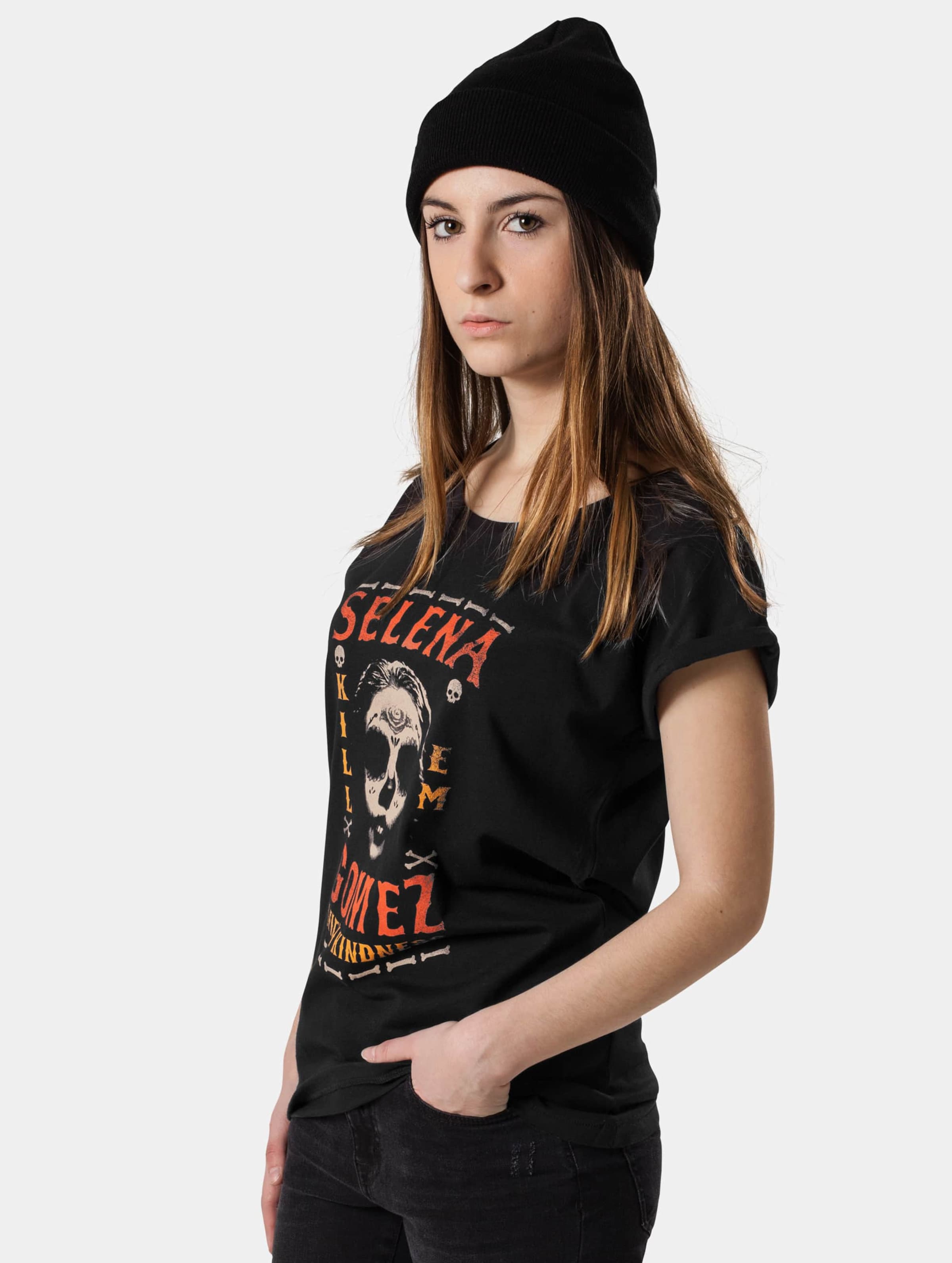 Merchcode Ladies Selena Gomez Kill Em Skull Tee