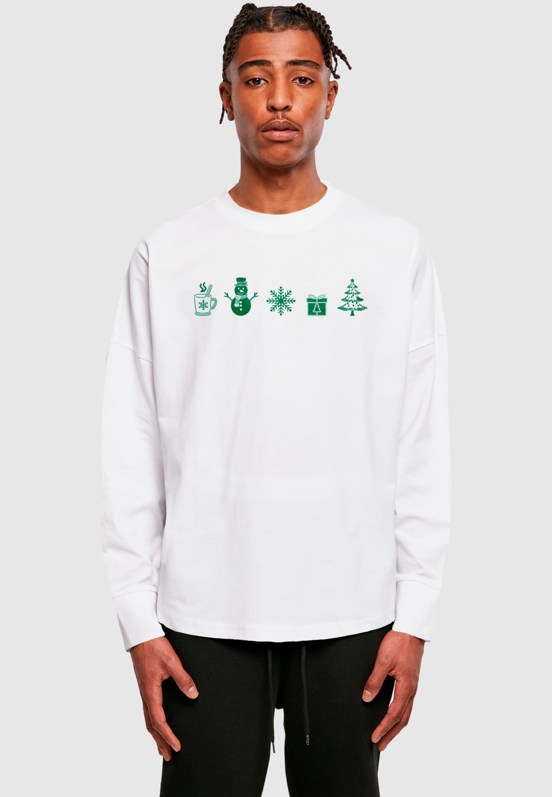 Merchcode Christmas Elements Longsleeve