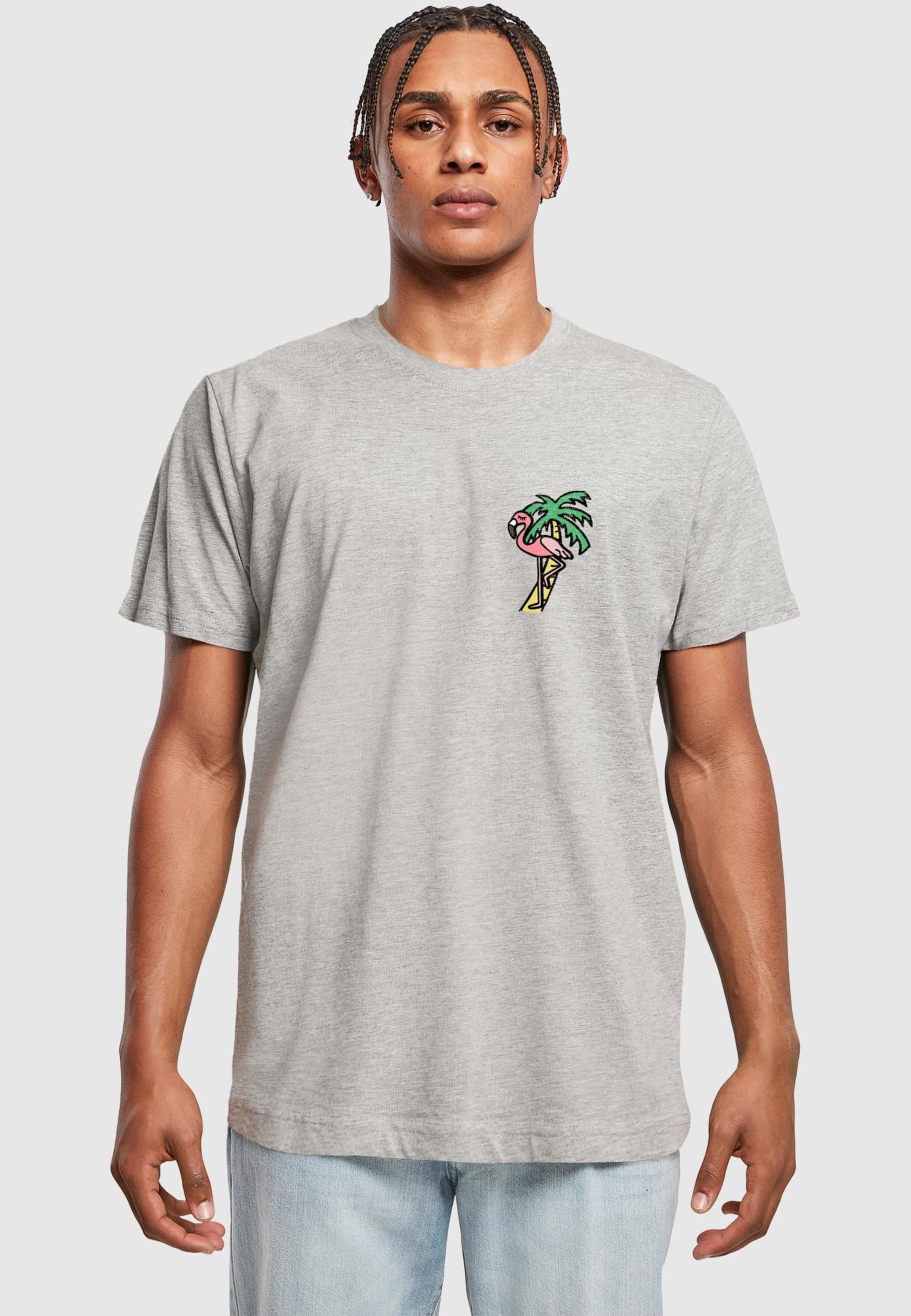 Mister Tee Flamingo T-Shirt Round Neck