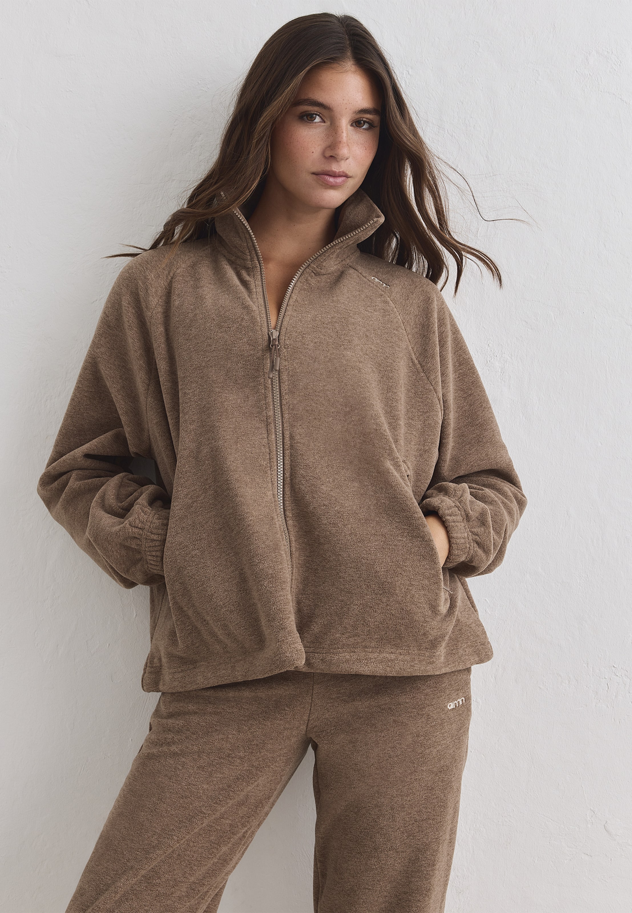 aimn Fleece Zip Jacket
