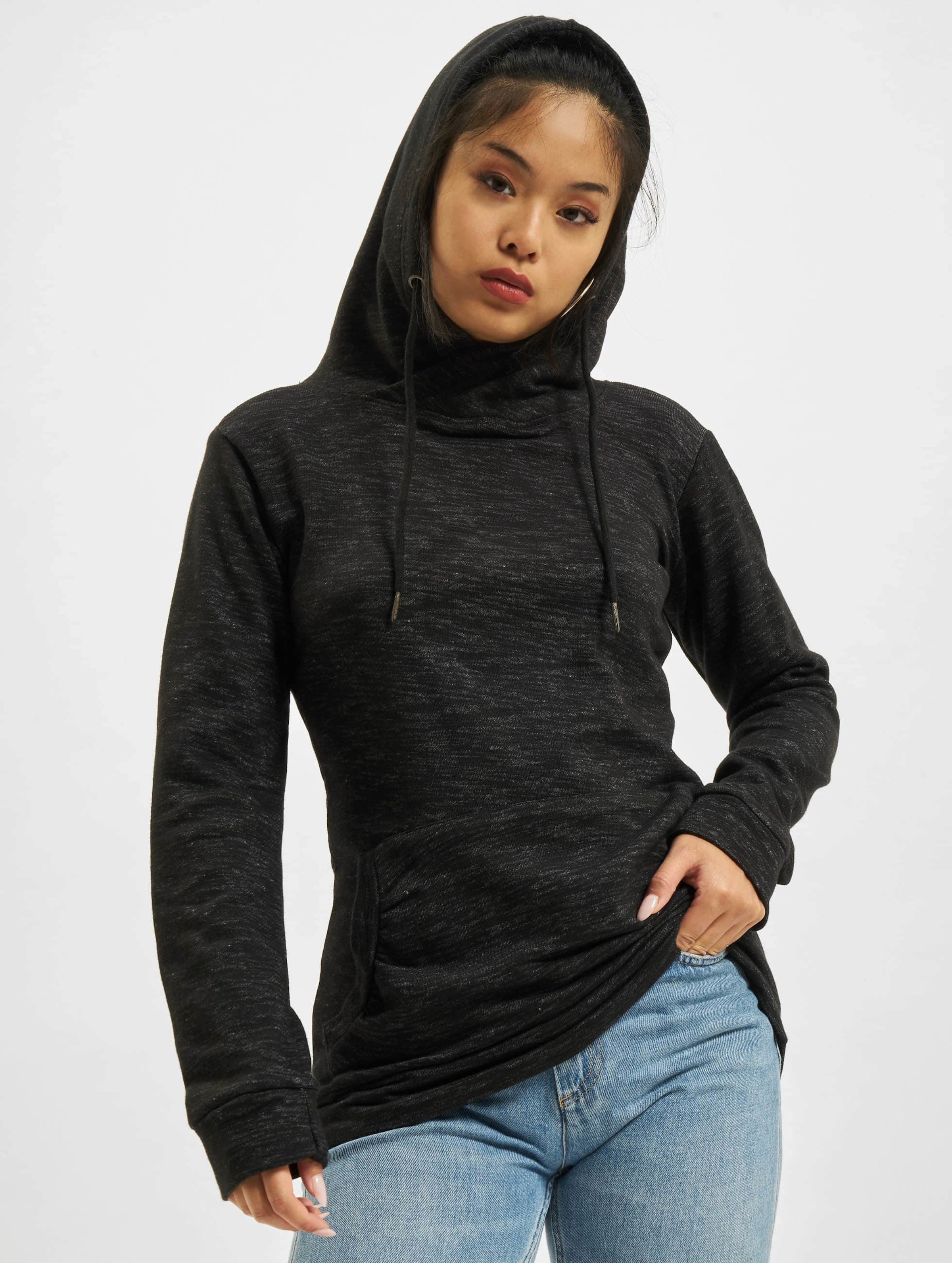 Urban Classics Ladies Slub Terry High Neck Hoody