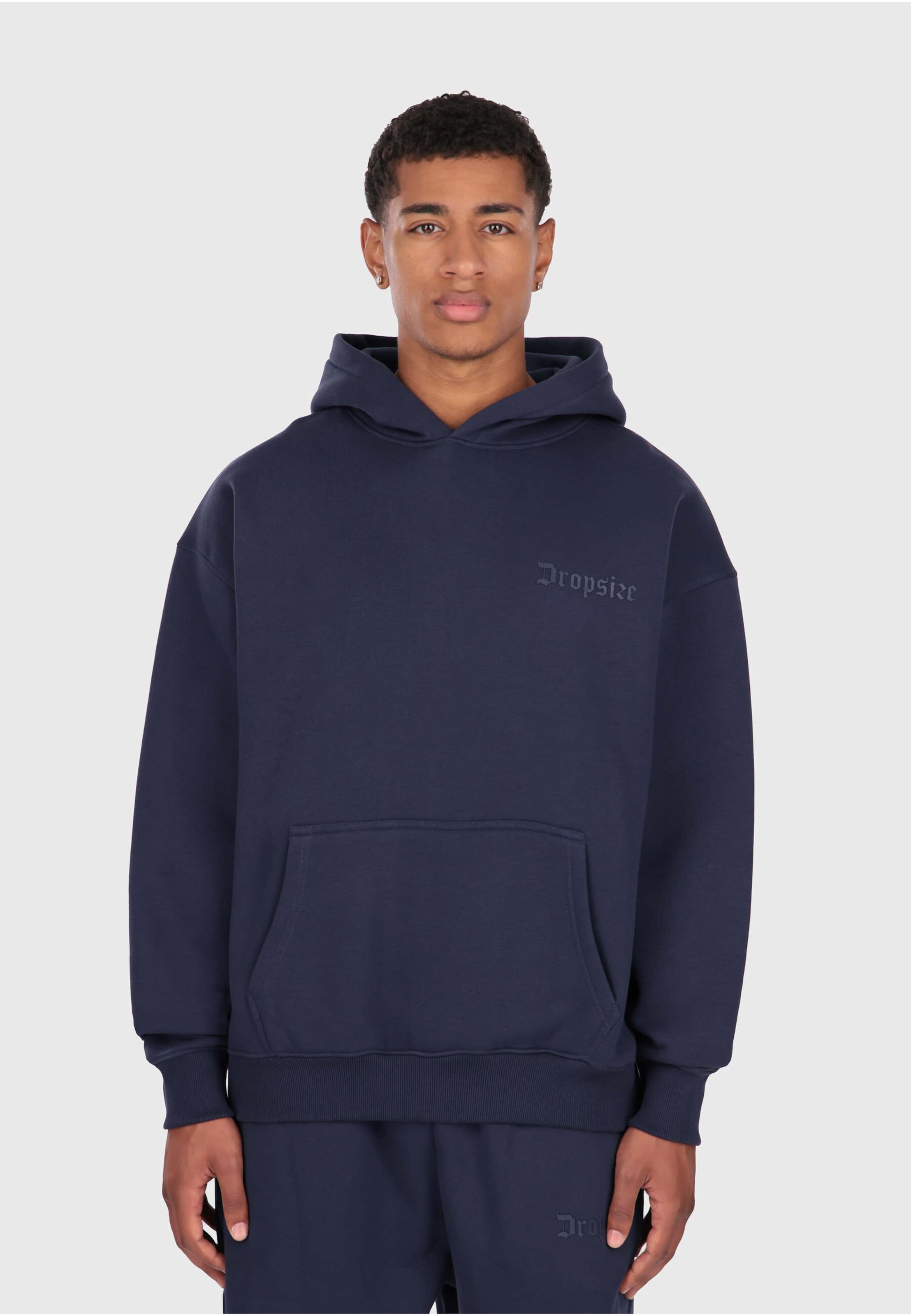 Dropsize HEAVY OVERSIZE HD LOGO HOODIE
