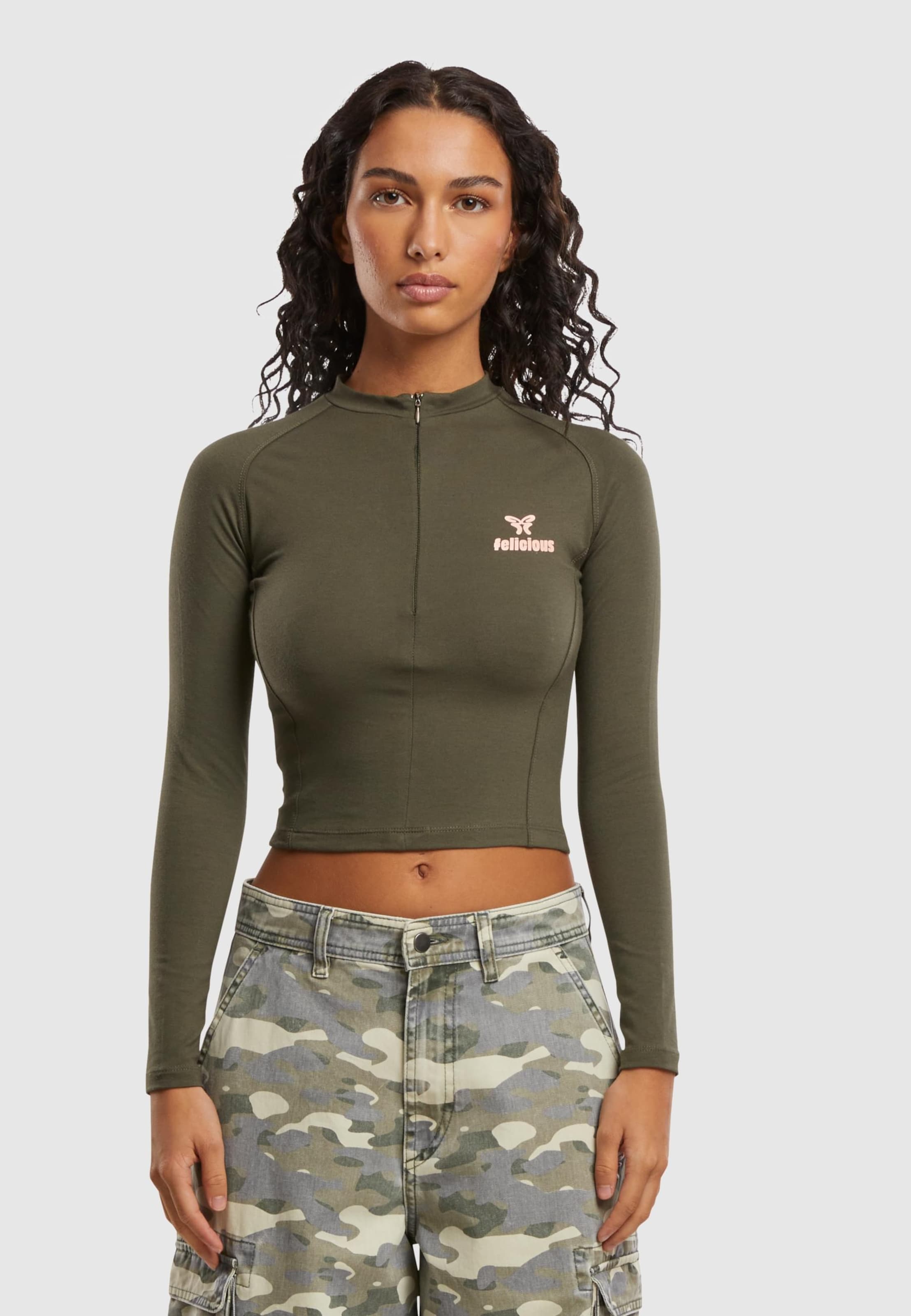 Felicious Racer Half Zip Longsleeve