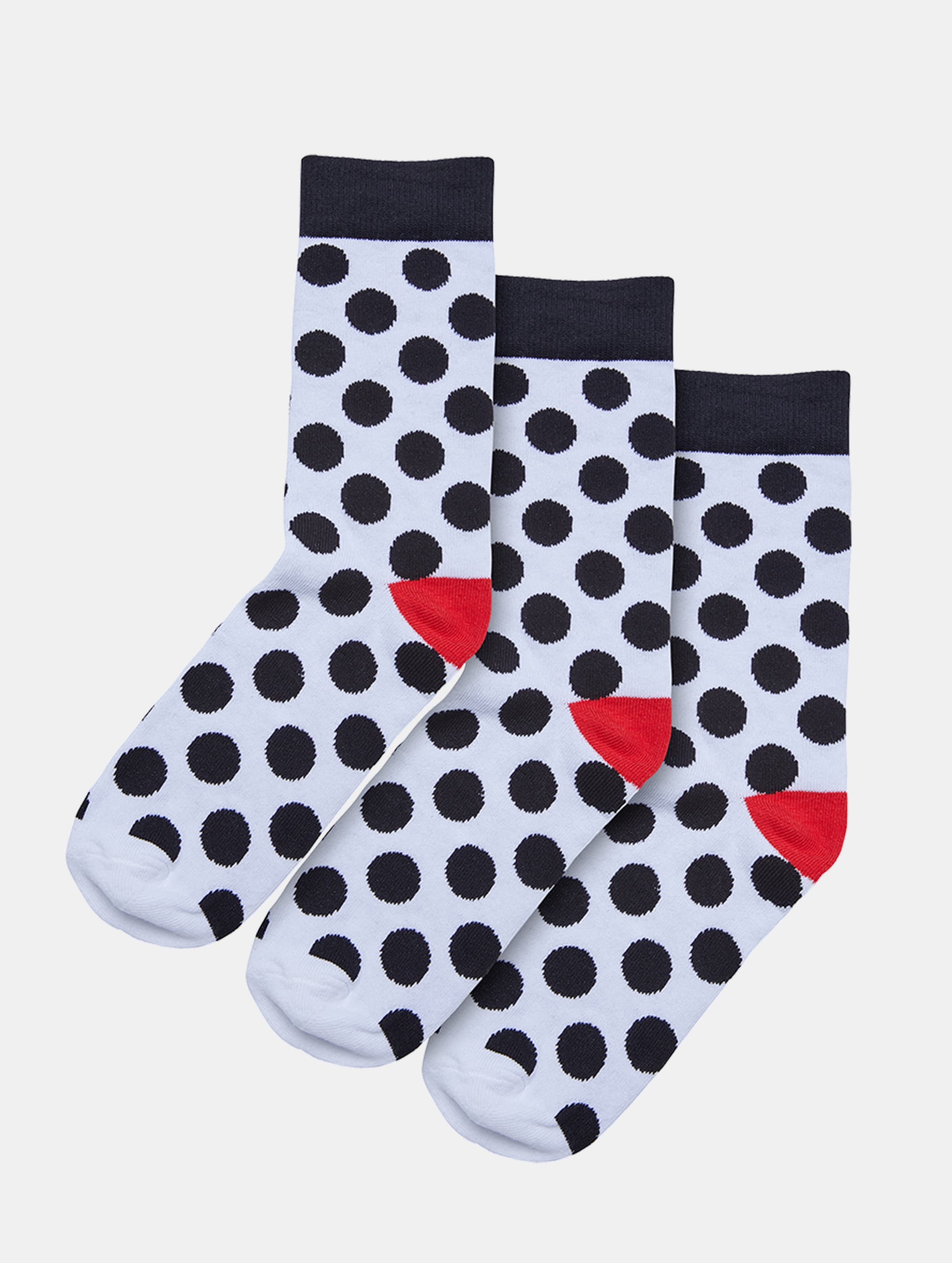 Urban Classics Basic Polka Dot 3 Pack Socken