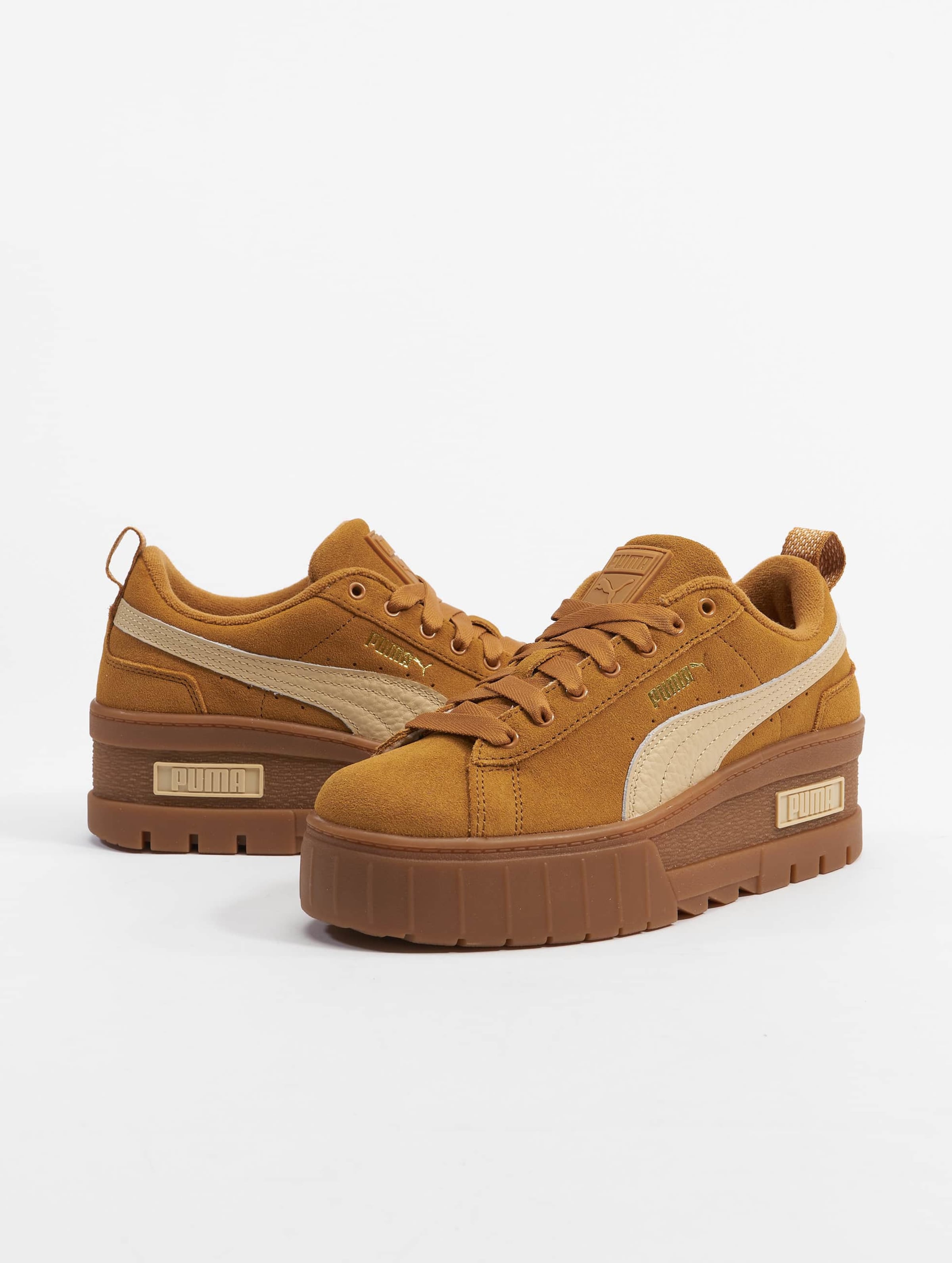 Puma Mayze Wedge Suede Sneaker