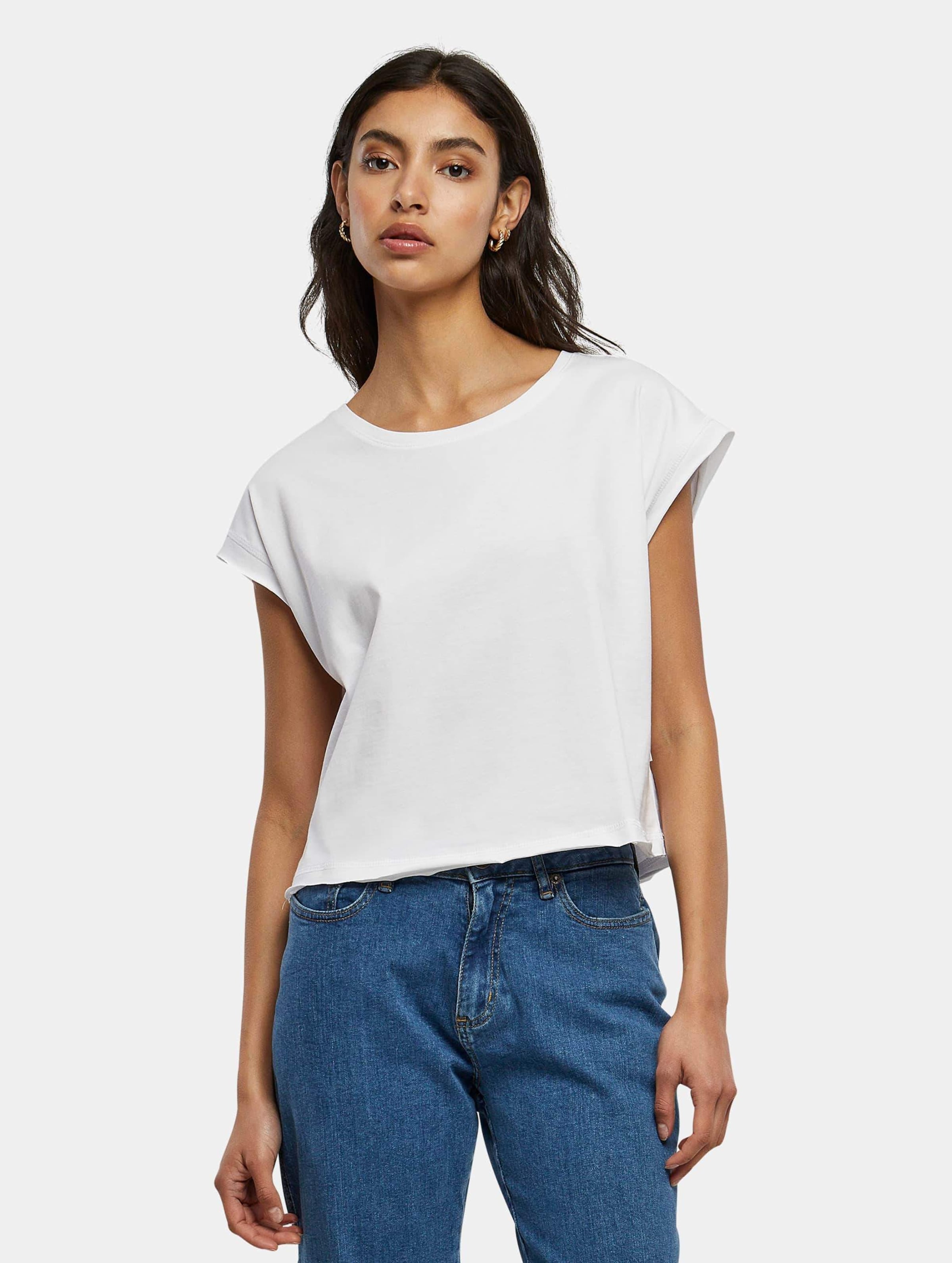 Urban Classics Ladies Organic Open Edge Tee