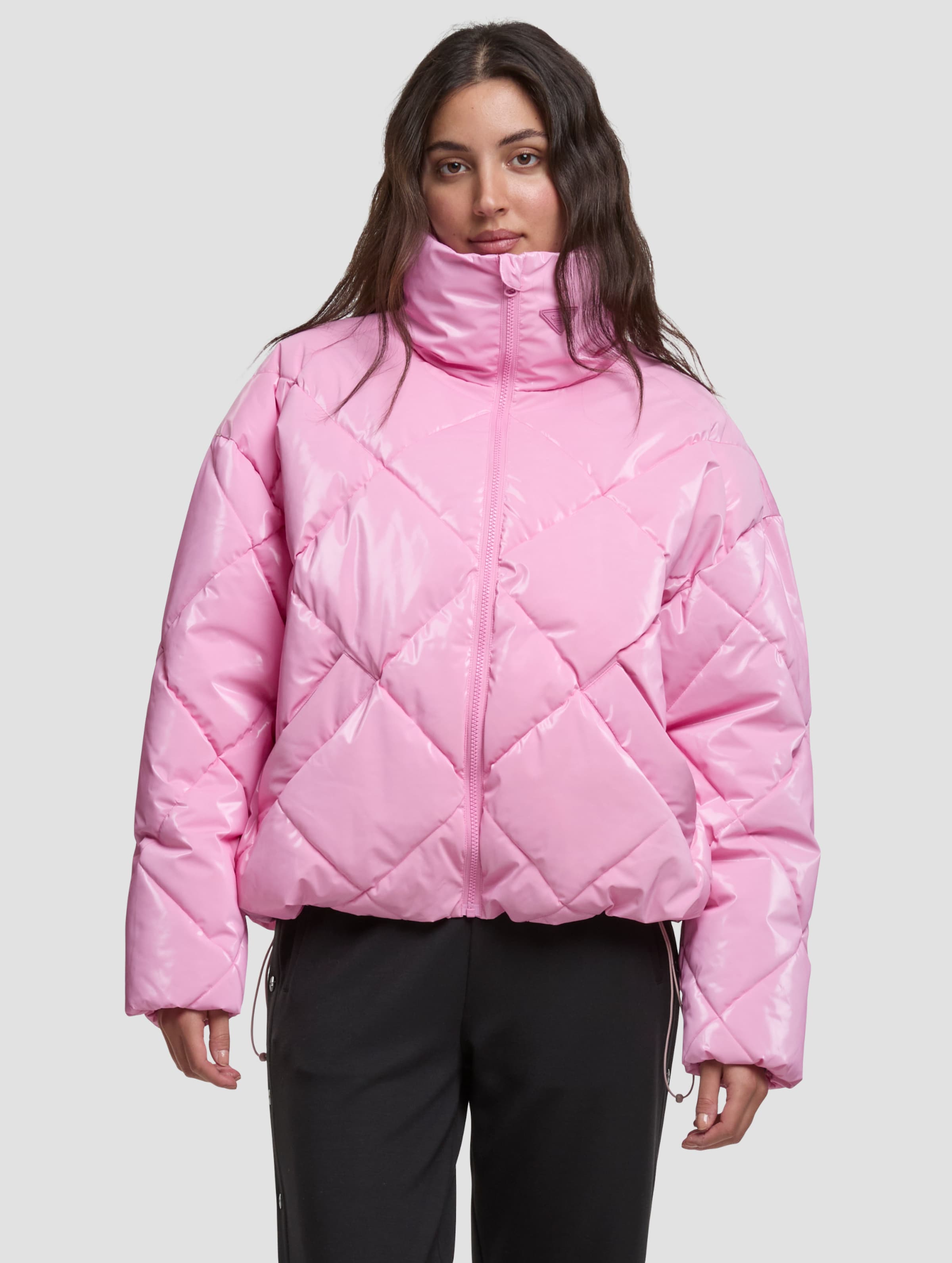 AMN-244-OTW-24090395-131 AIMN Diamond Quilt Puffer Jacket
