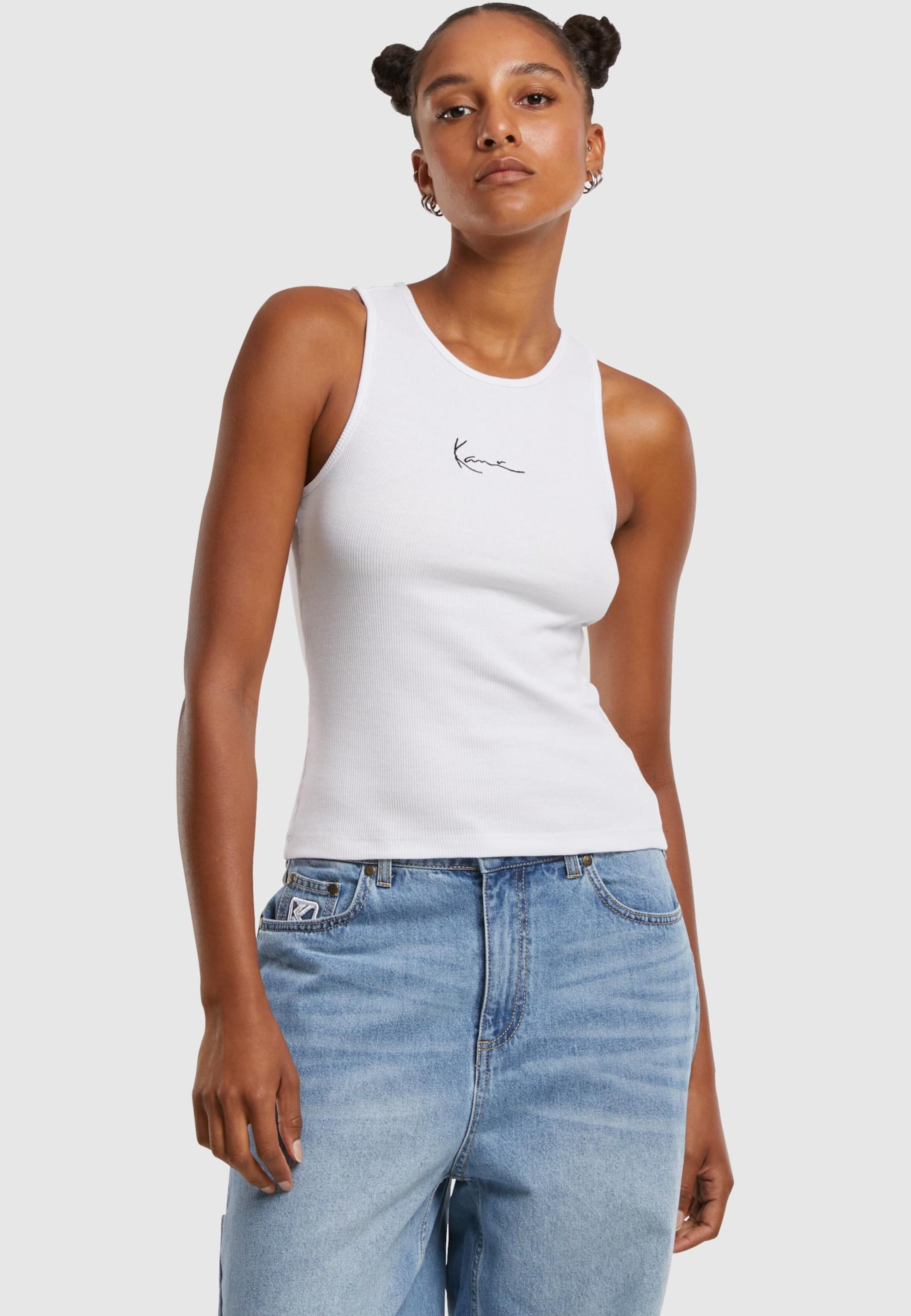 Karl Kani Small Signature Racer Rib Top