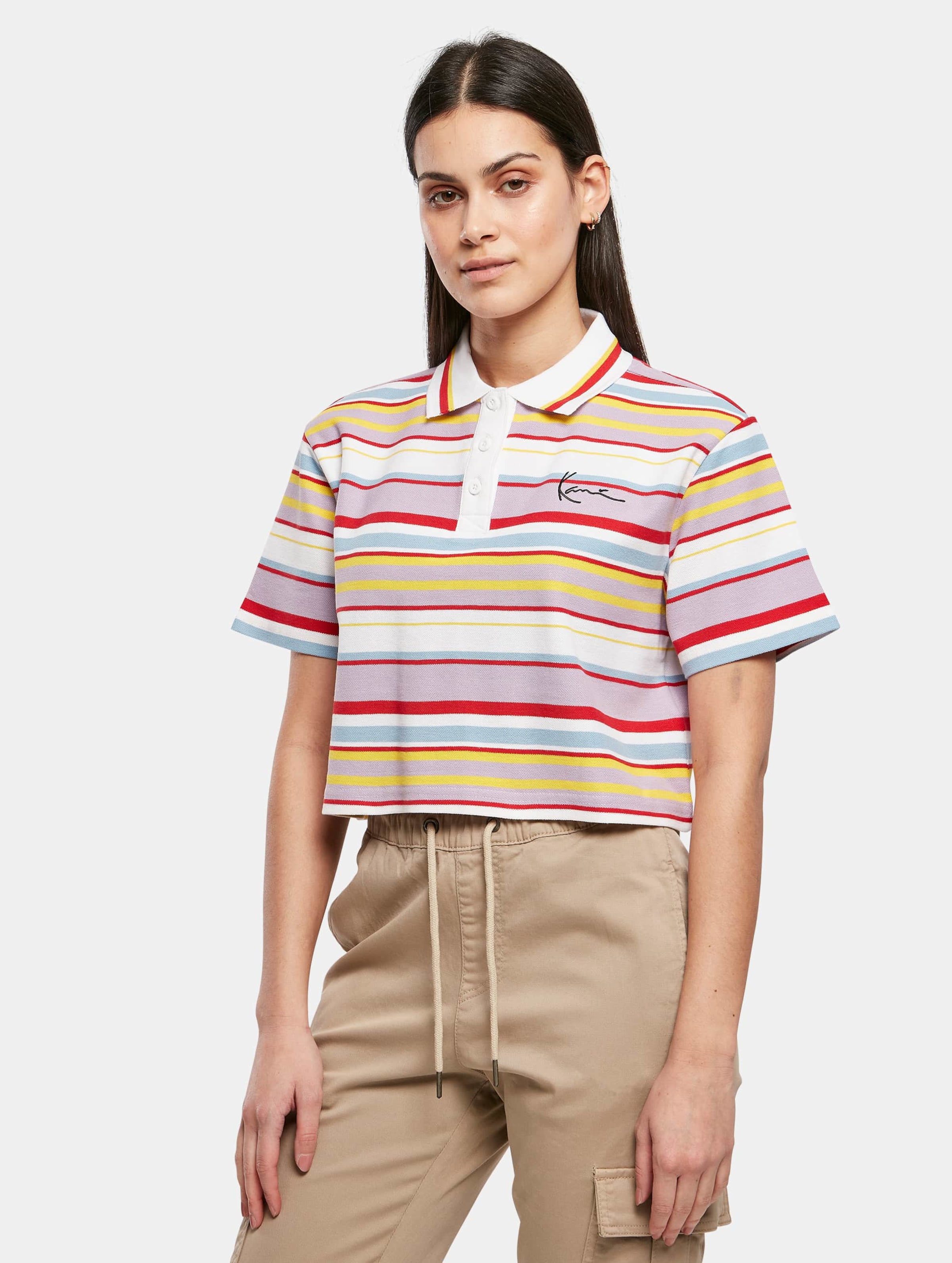 Karl Kani Chest Signature Stripe Polo Short Tee