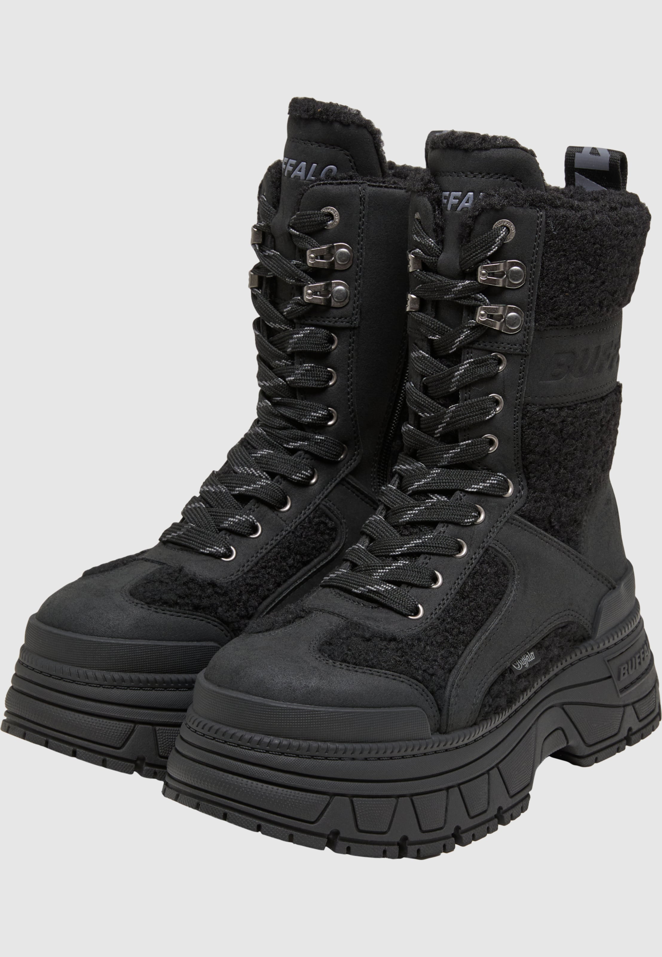 Buffalo FUSION COM HI WARM - VEGAN NUBUCK/FUR