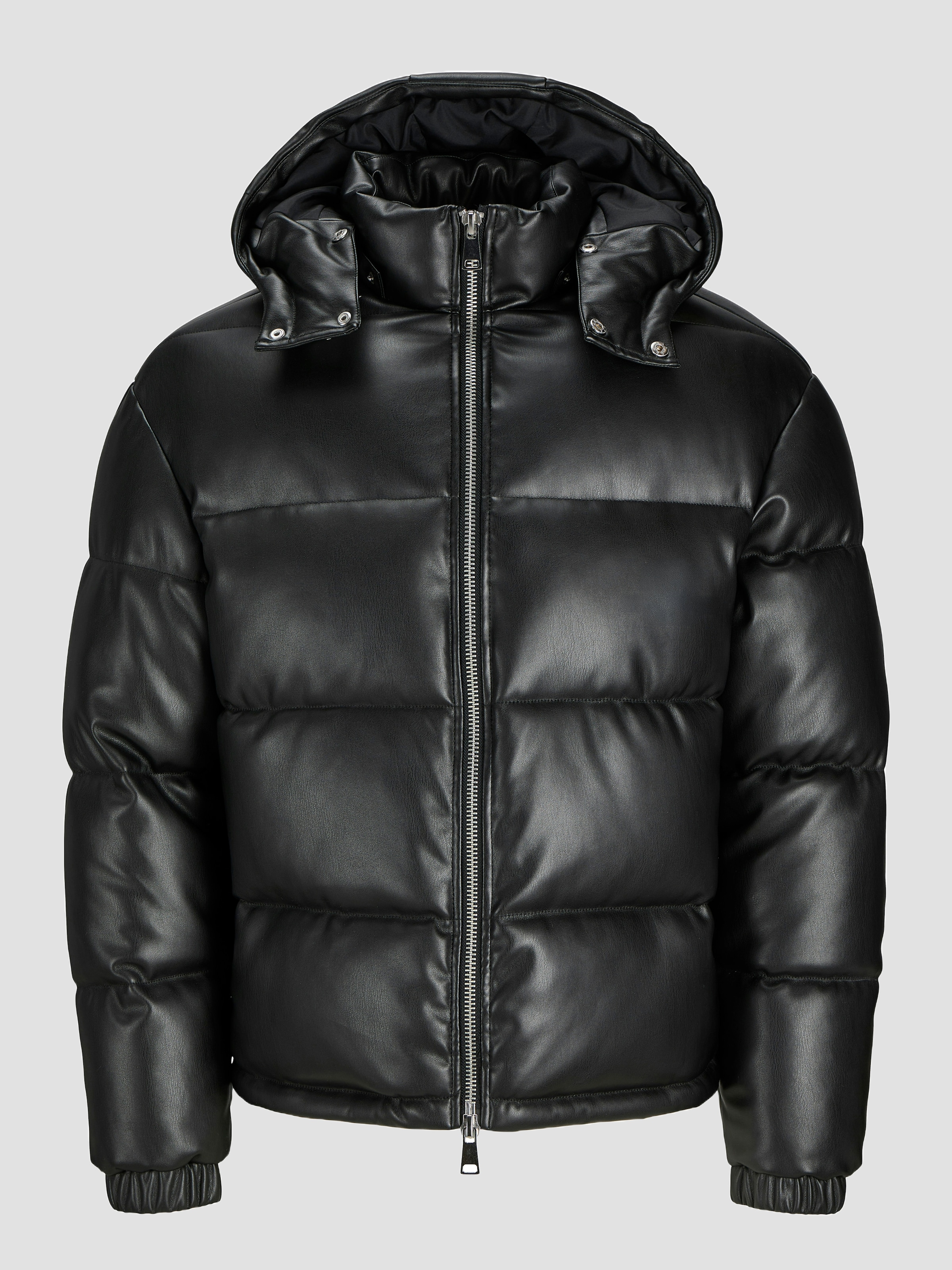Jack & Jones Terrain Pu Hood Puffer Jacket