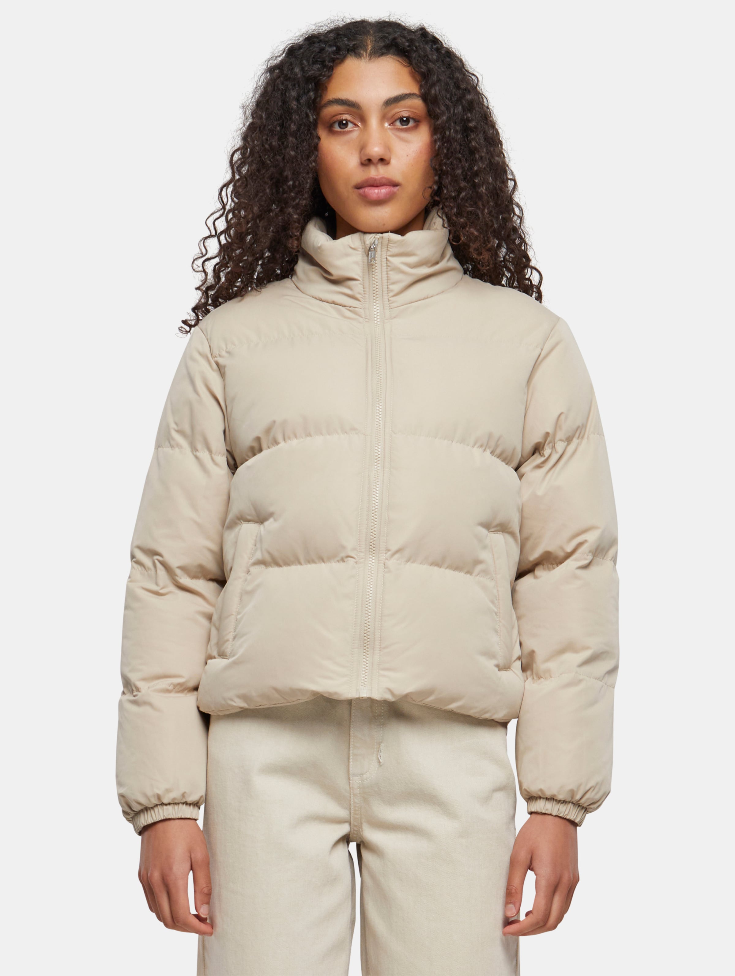 Urban Classics Ladies Short Peached Puffer Jacket