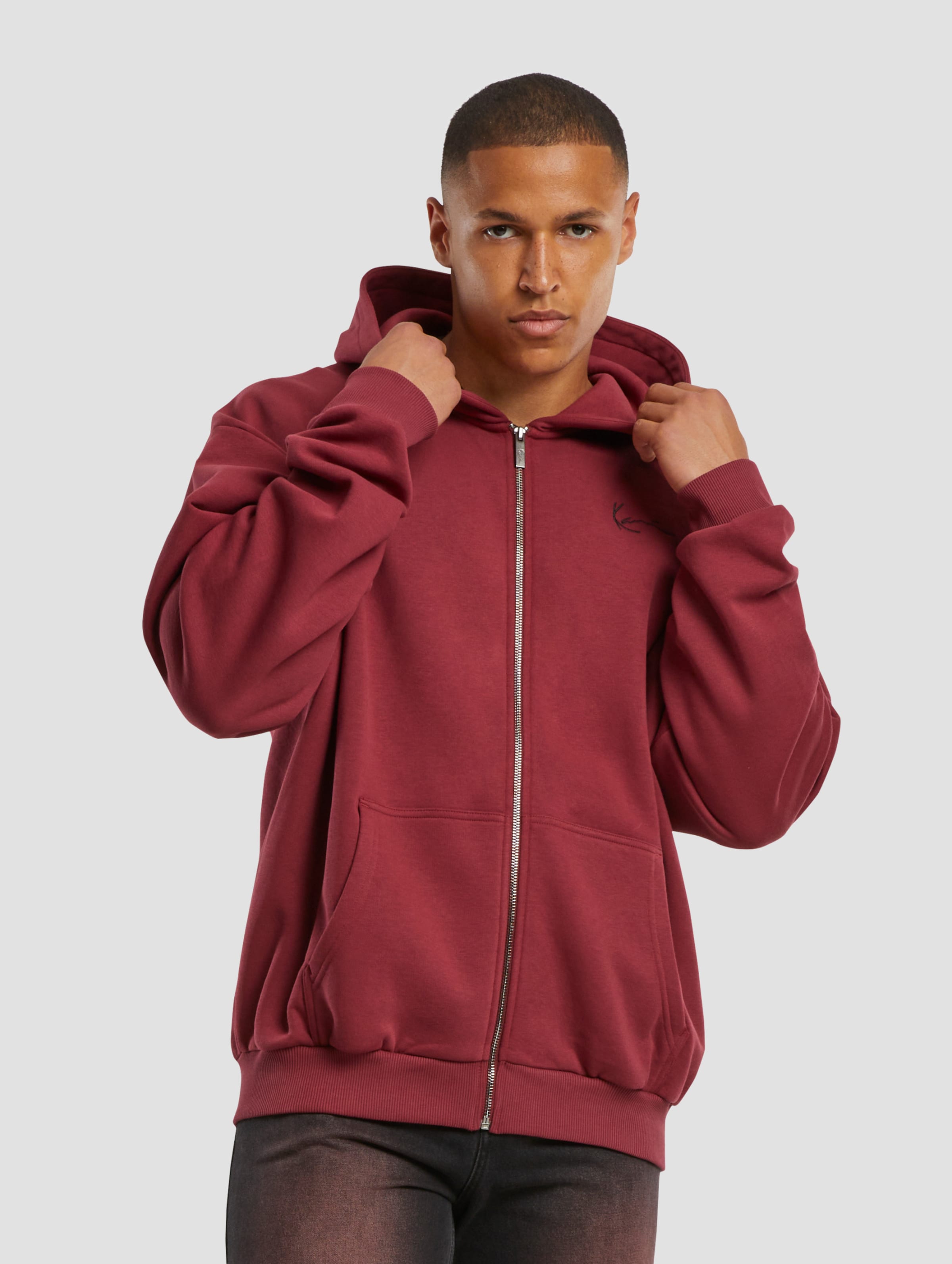 Karl Kani Small Signature Essential Oversized Zip Hoodie