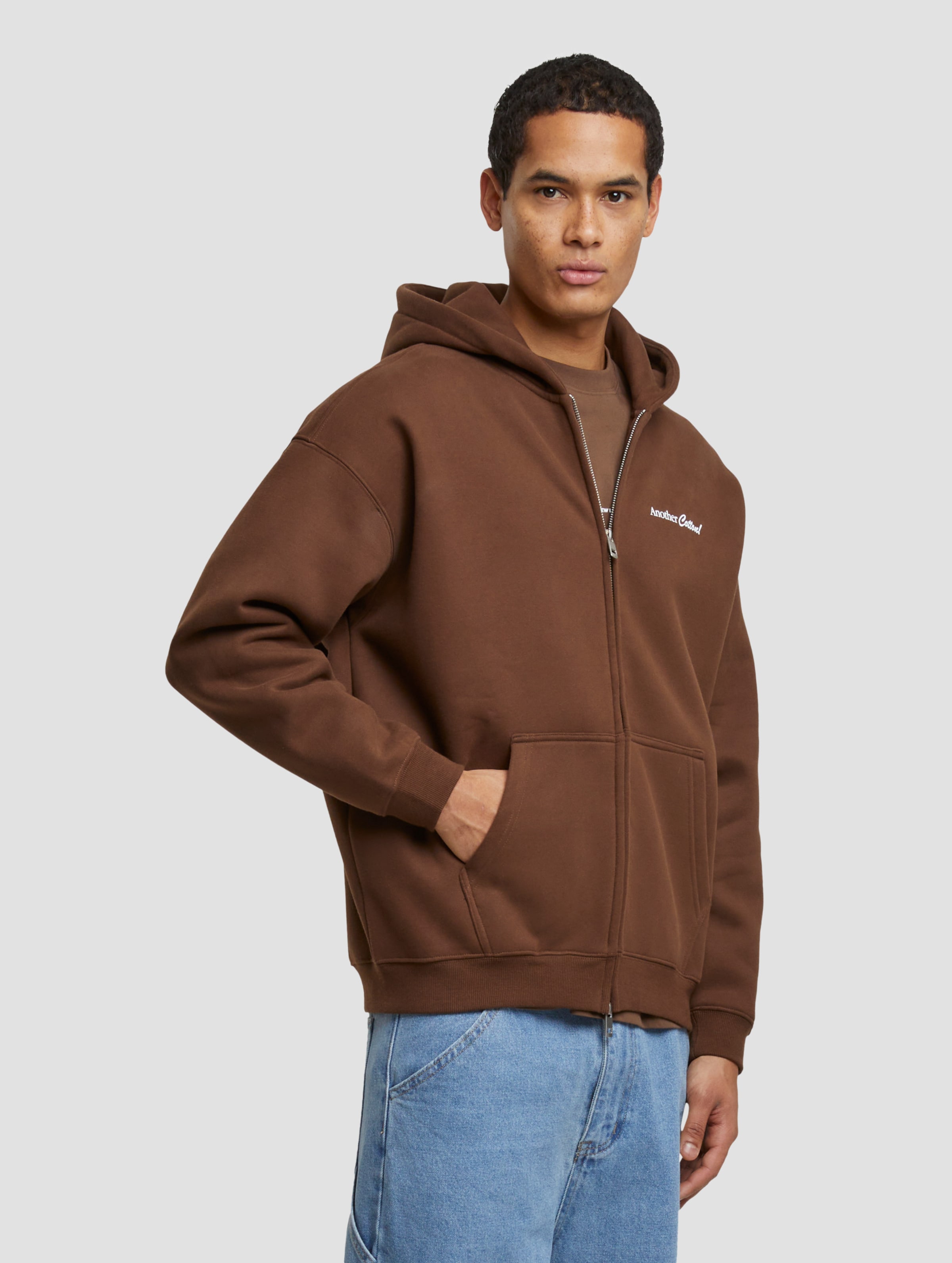 Another Cotton Lab Espresso Martini Oversized Zip Hoodie