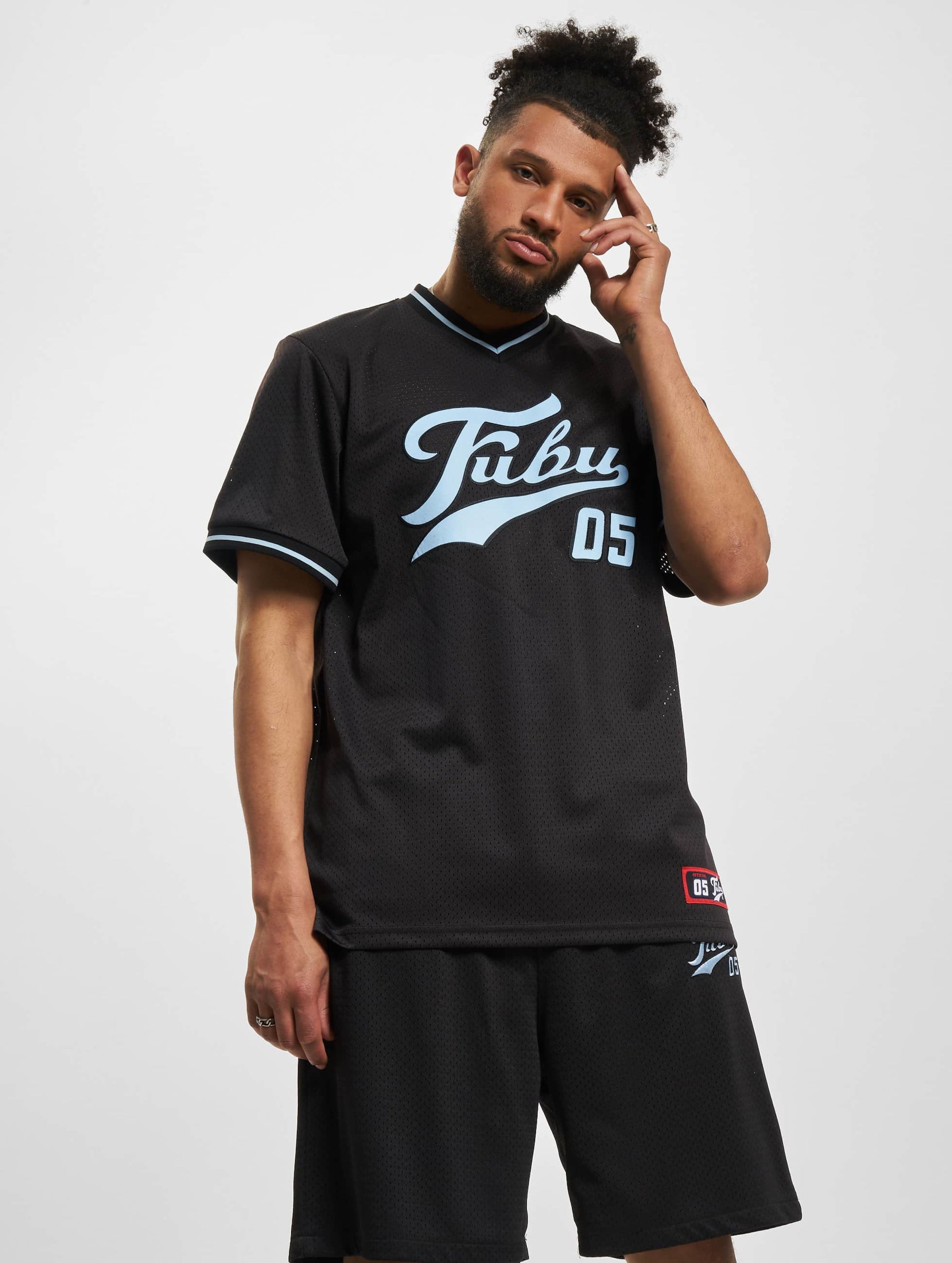 FM232-004-1 FUBU Varsity Mesh Tee