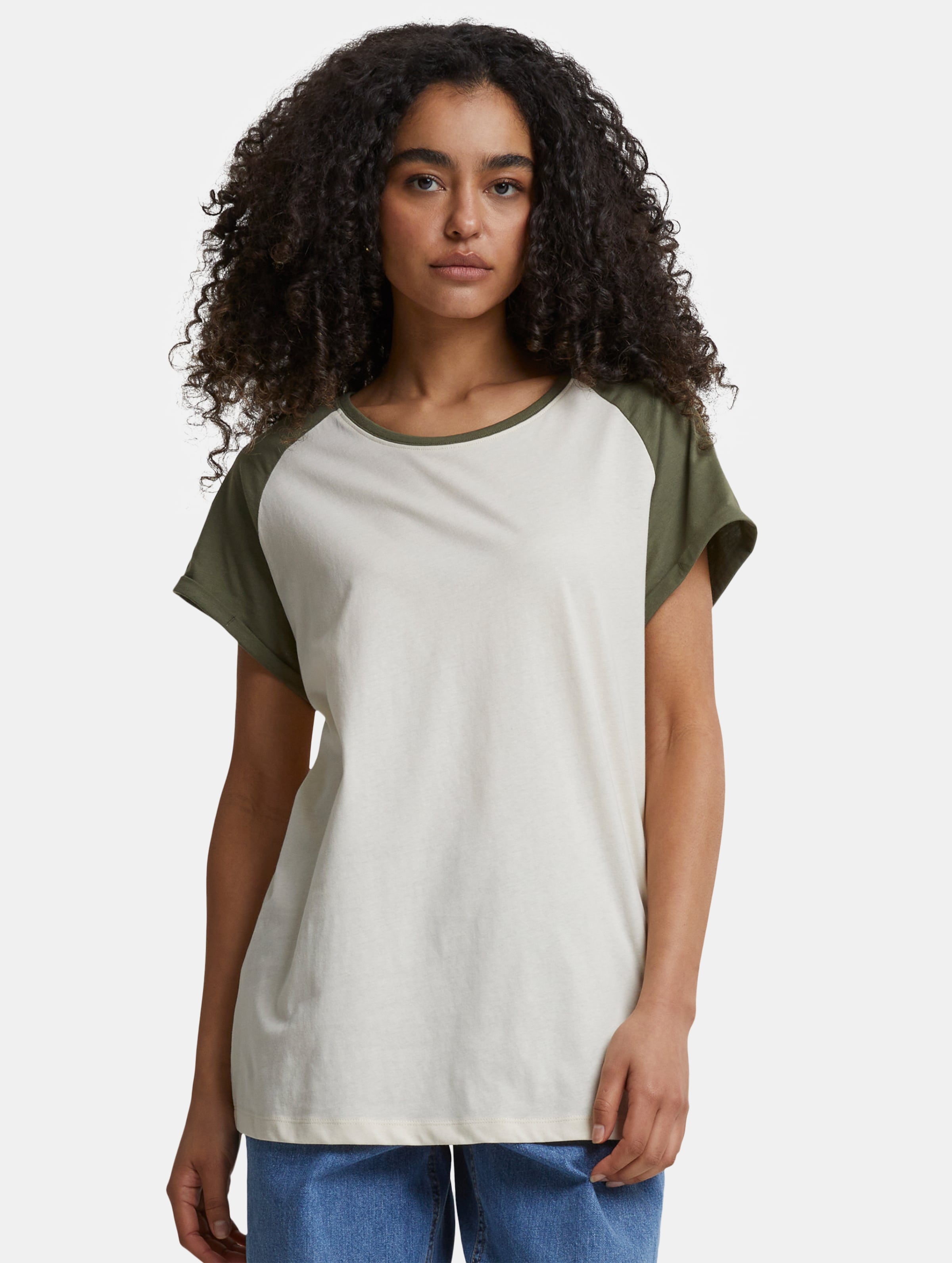 Urban Classics Ladies Contrast Raglan T-Shirt