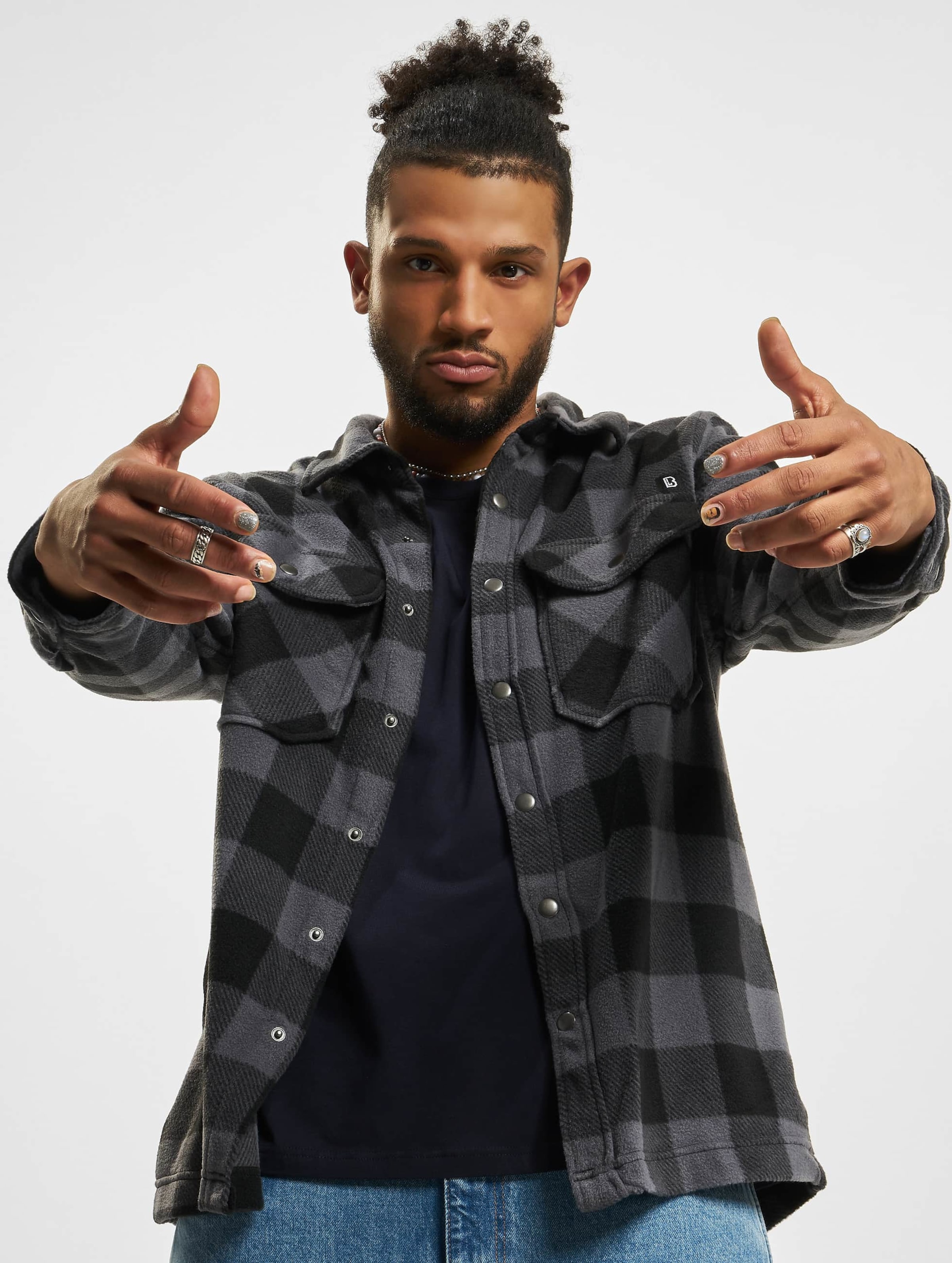 Brandit Jeff Fleece Shirt Long Sleeve