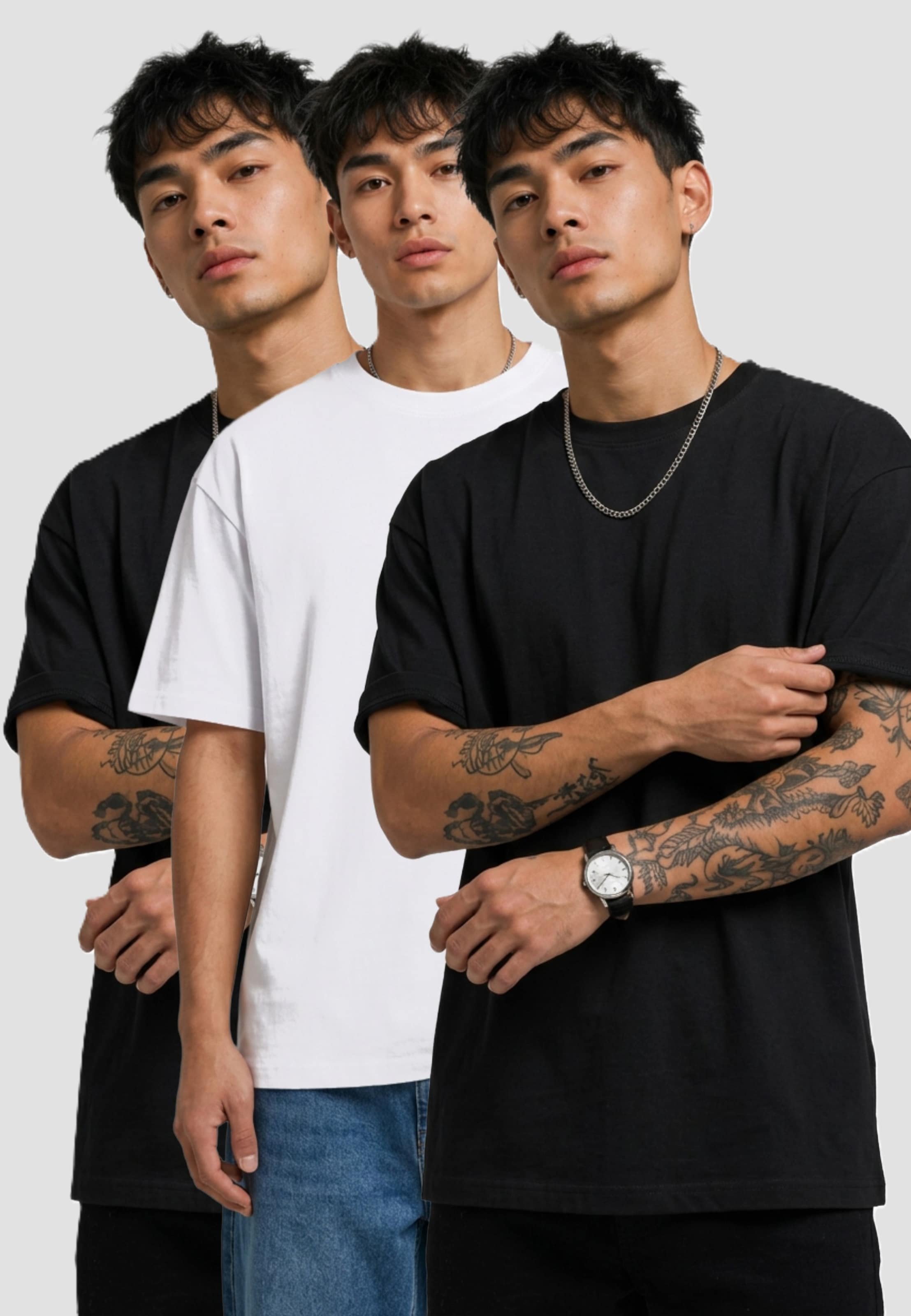 Urban Classics Cotton Loose Tee 3-Pack